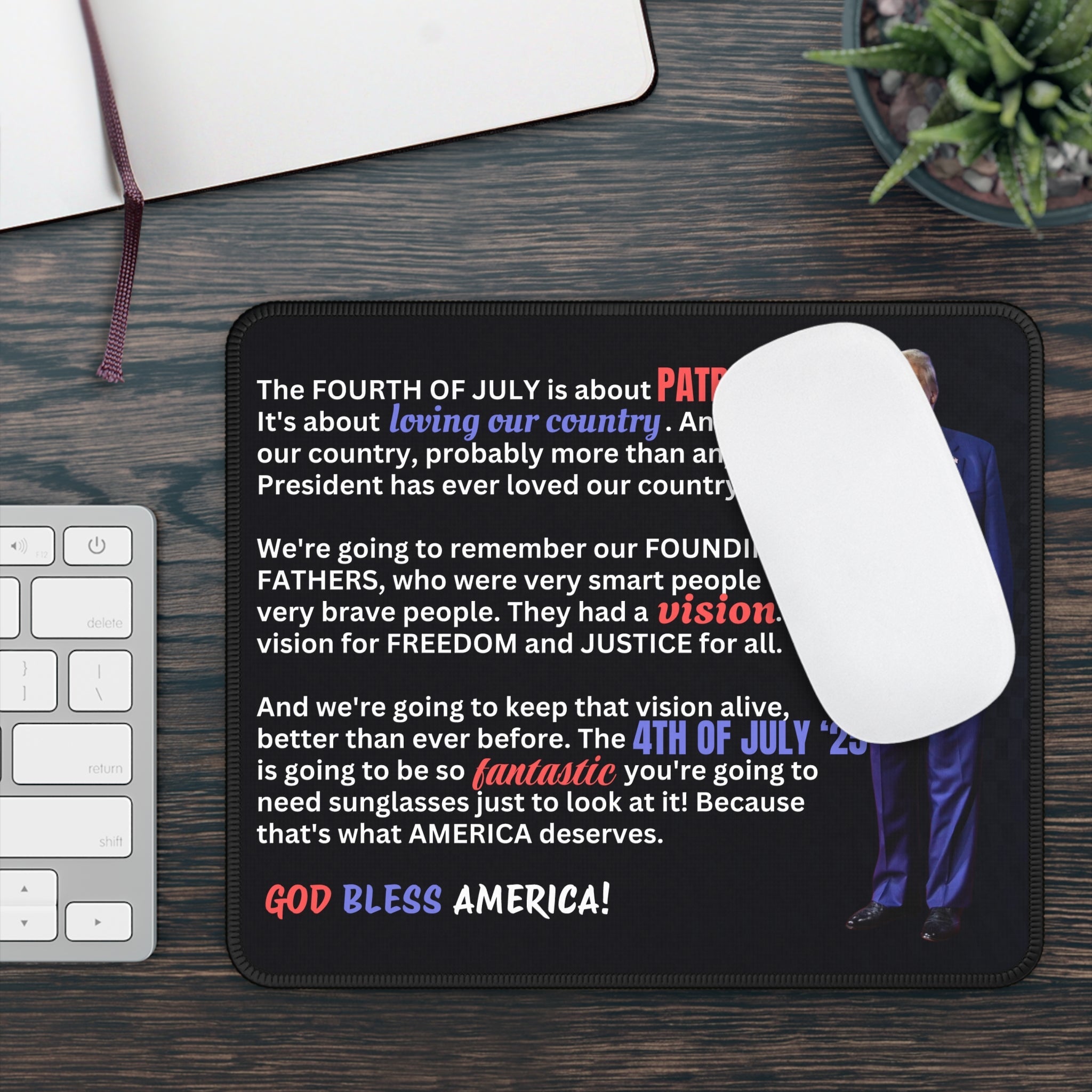 4th of July Design Gaming Mousepad - Accessories, Office, Mouse Pads - EpiAl's Shop