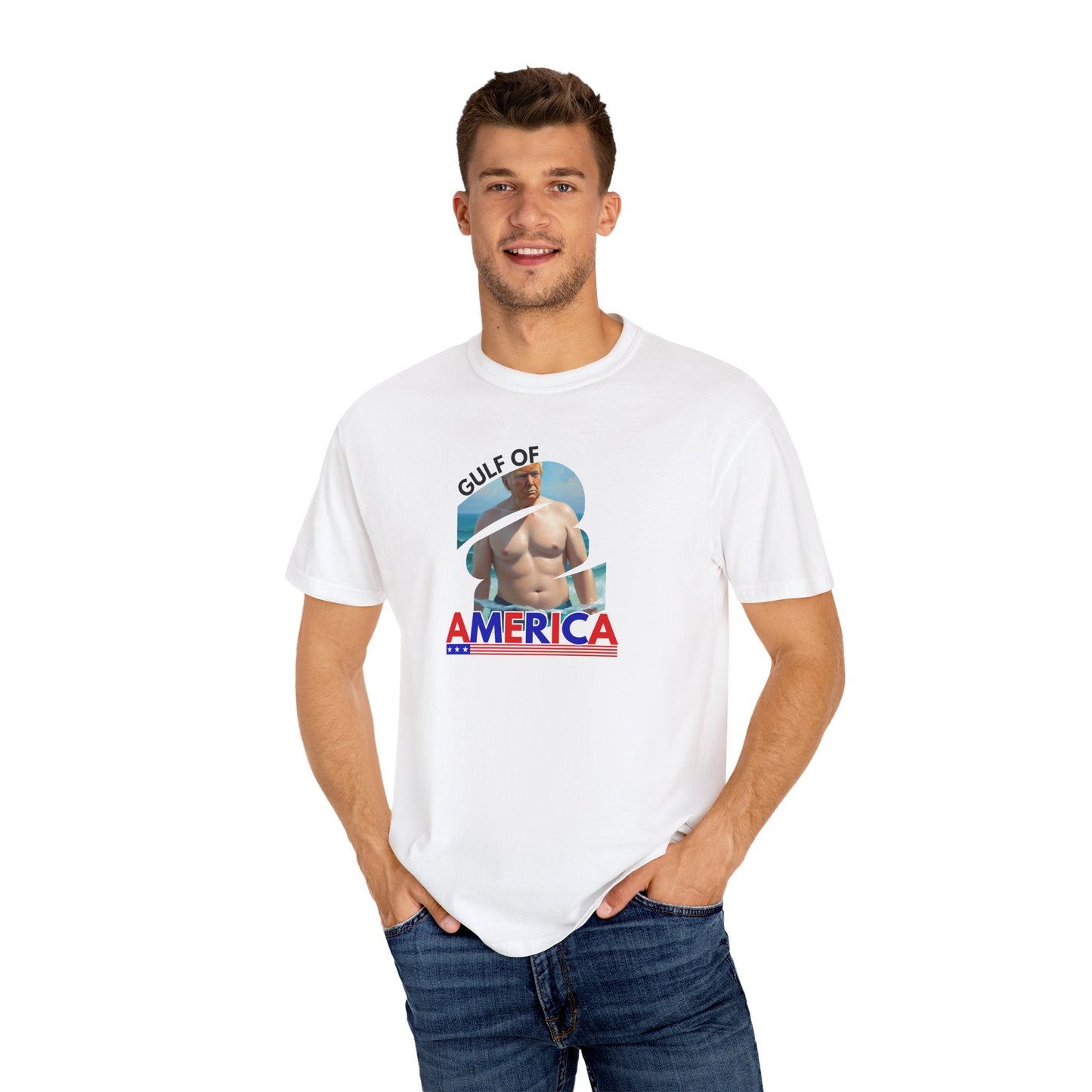 Gulf of America Graphic T-Shirt | Summer Vibes for Beach Lovers Printify