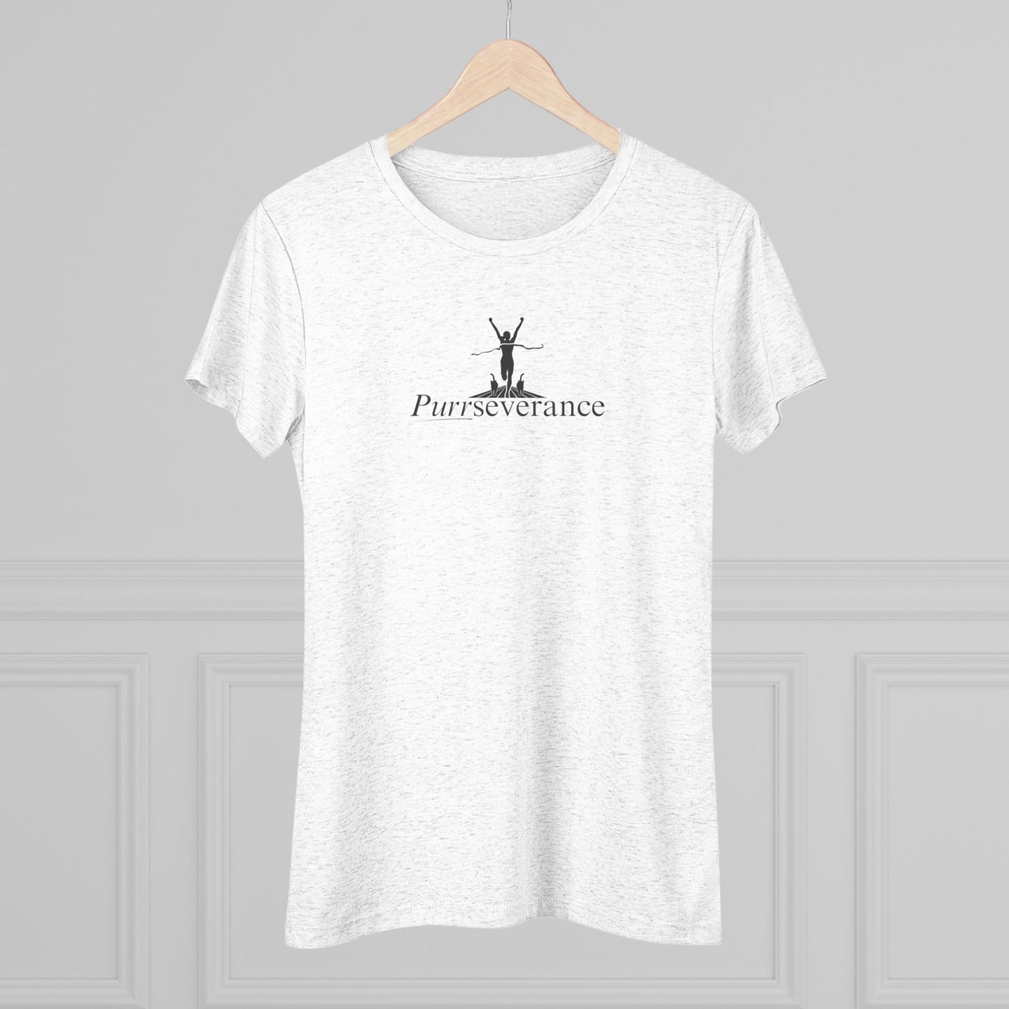 Purrseverance Women's Triblend Tee