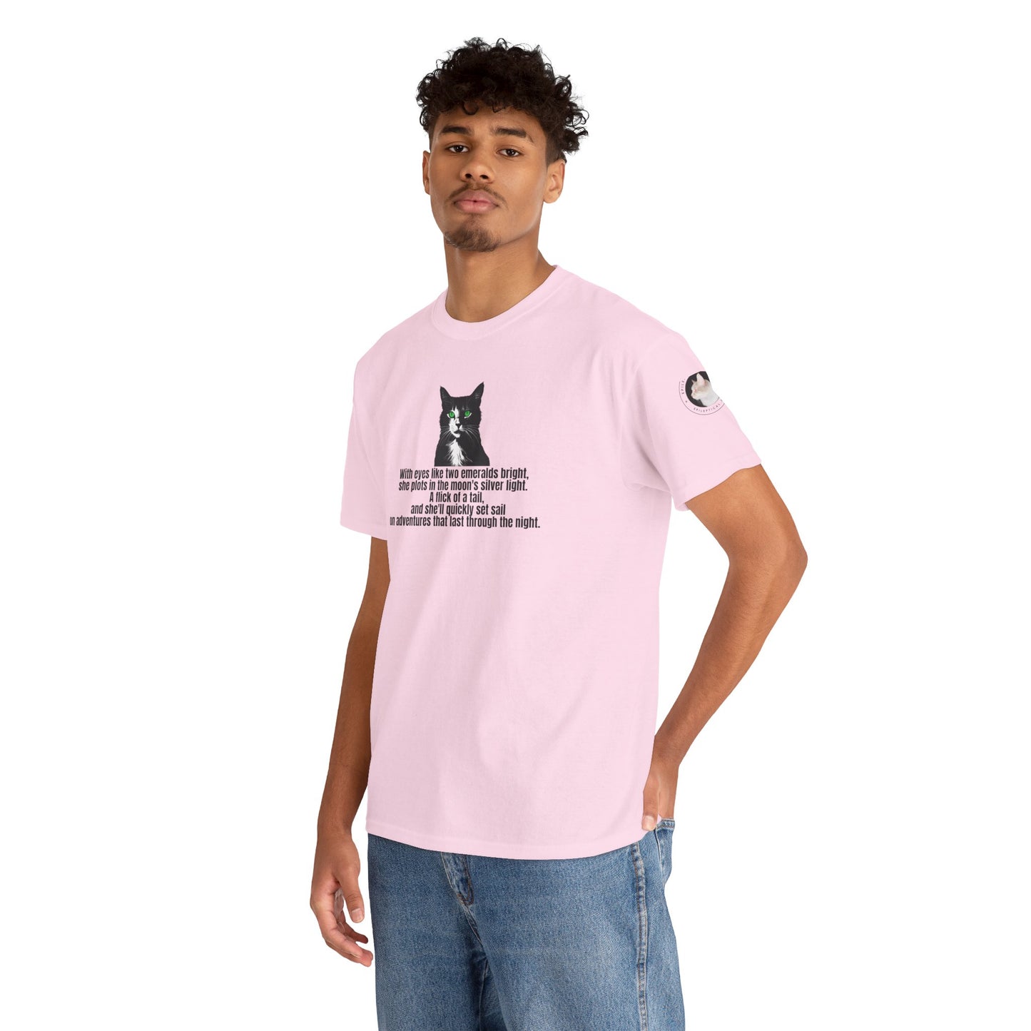 Emerald Eyed Mischief Unisex Heavy Cotton Tee