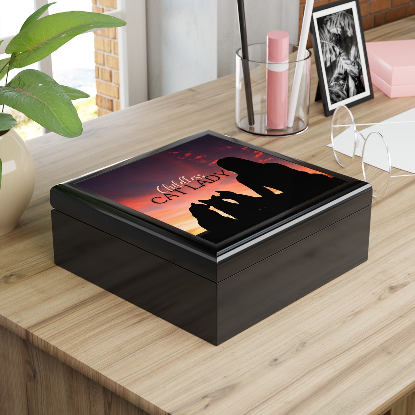 Childless Cat Lady Jewelry Box