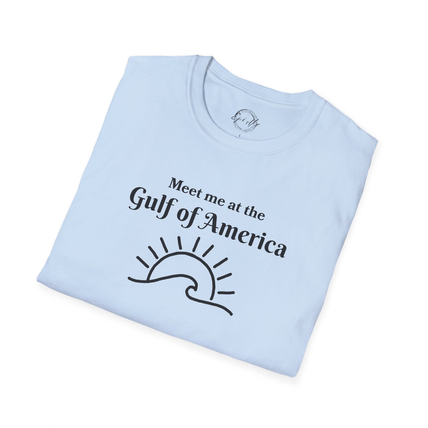 Meet Me at the Gulf of America Graphic T-Shirt - Perfect for Beach Lovers
