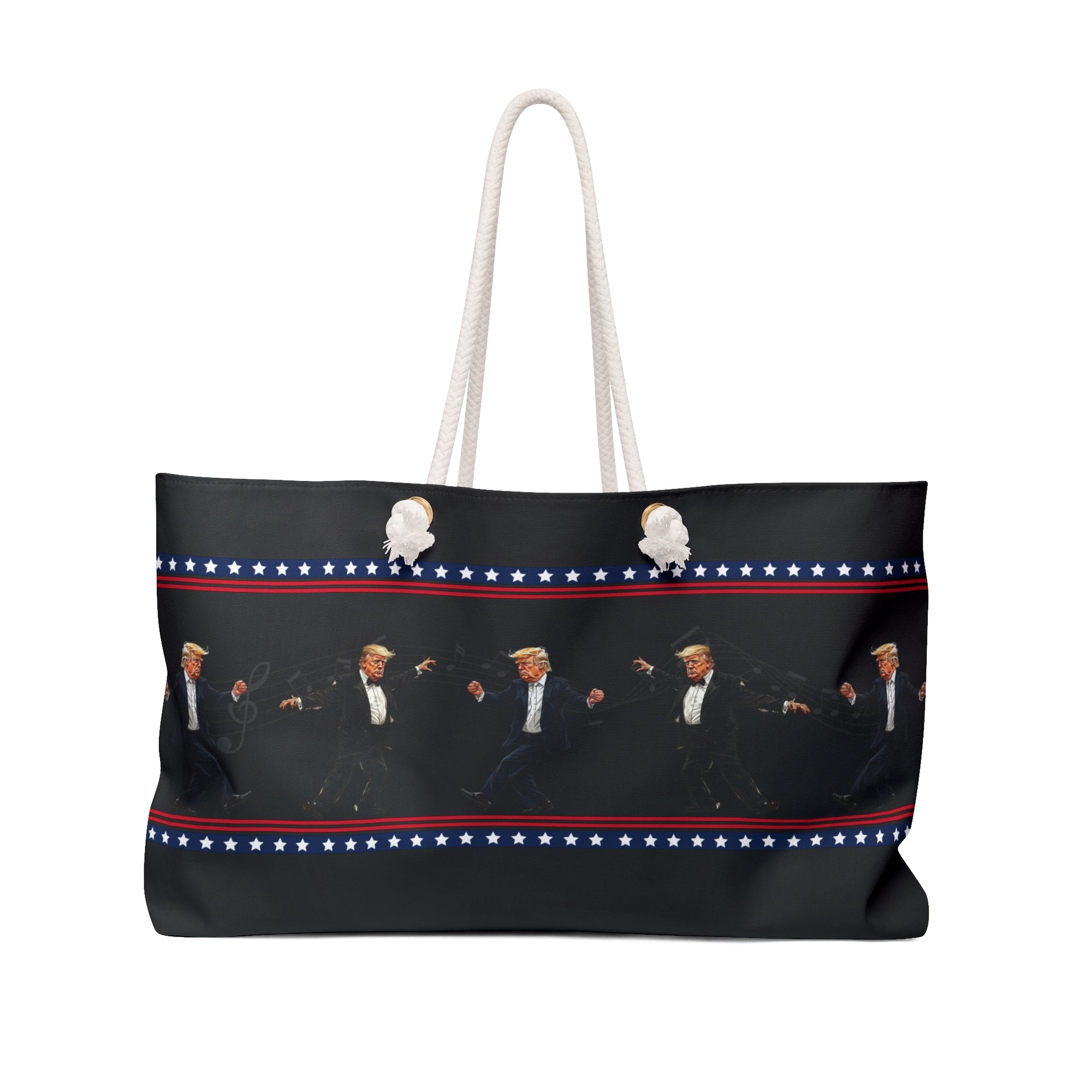 Dancing Trump Patriotic Weekender Bag