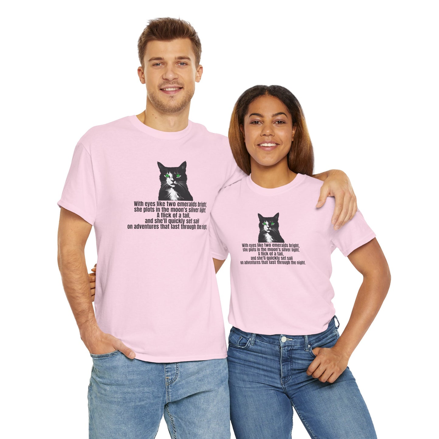 Emerald Eyed Mischief Unisex Heavy Cotton Tee