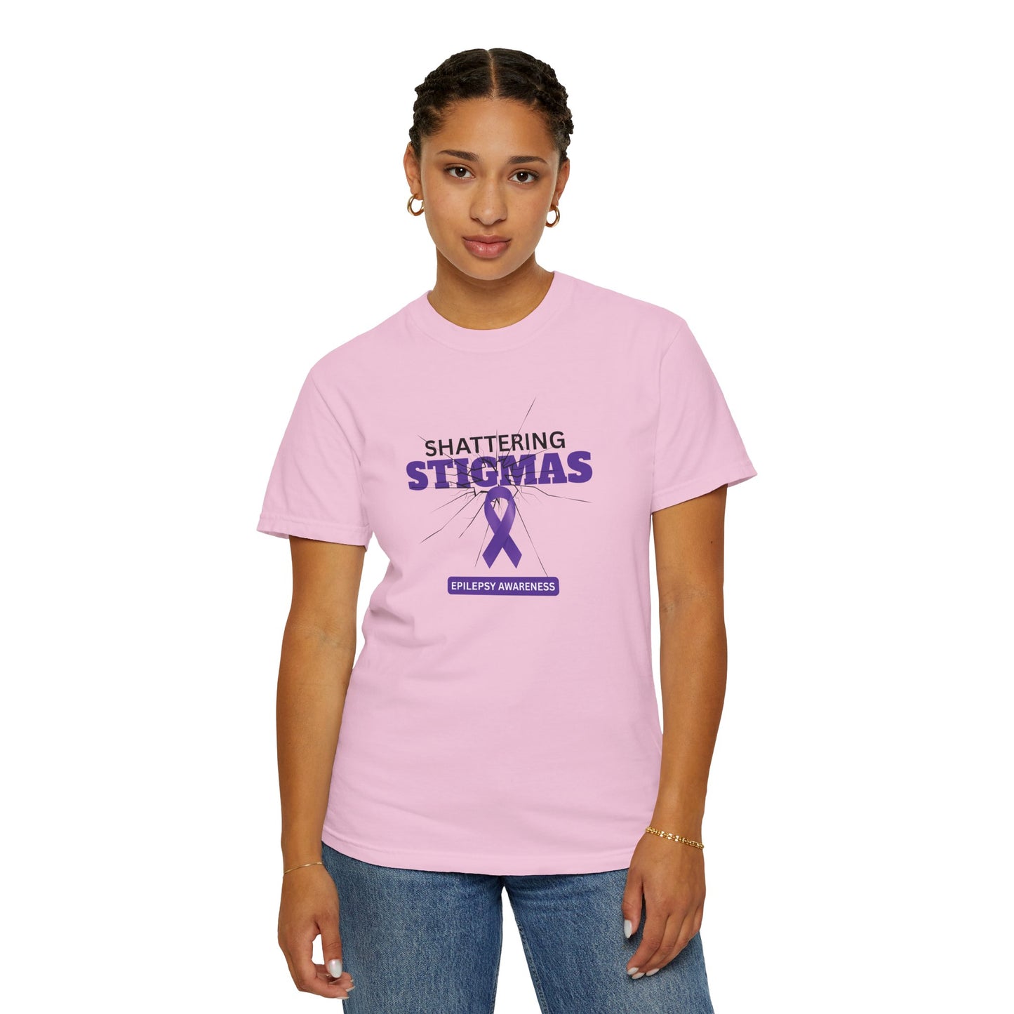 Epilepsy Awareness Unisex Garment-Dyed T-Shirt - Shattering Stigmas