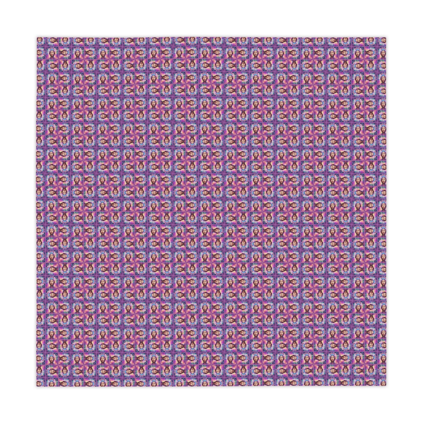 Colorful Brain Epilepsy Awareness Tablecloth