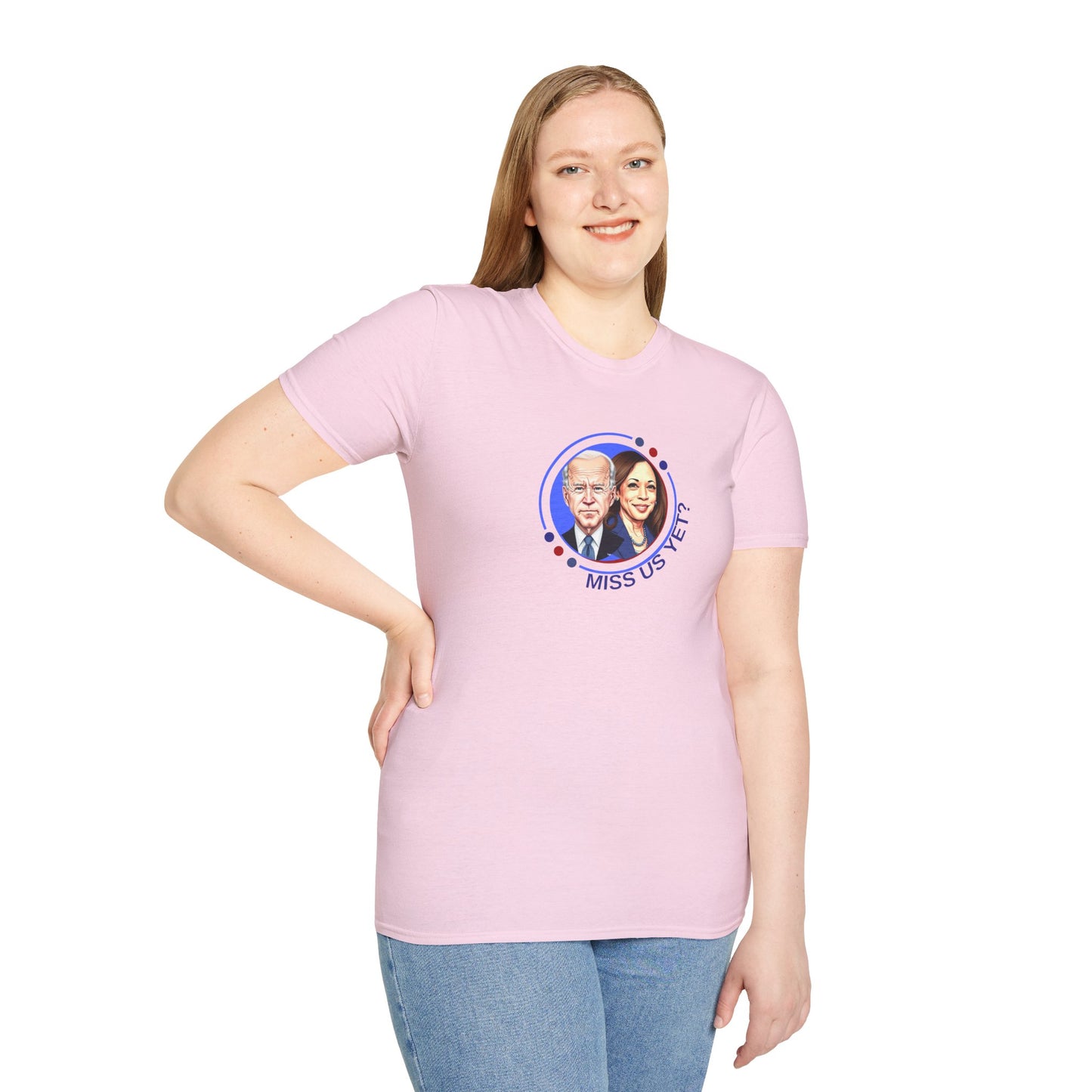 Political Graphic T-Shirt - "Miss Us Yet?" Unisex Softstyle Tee