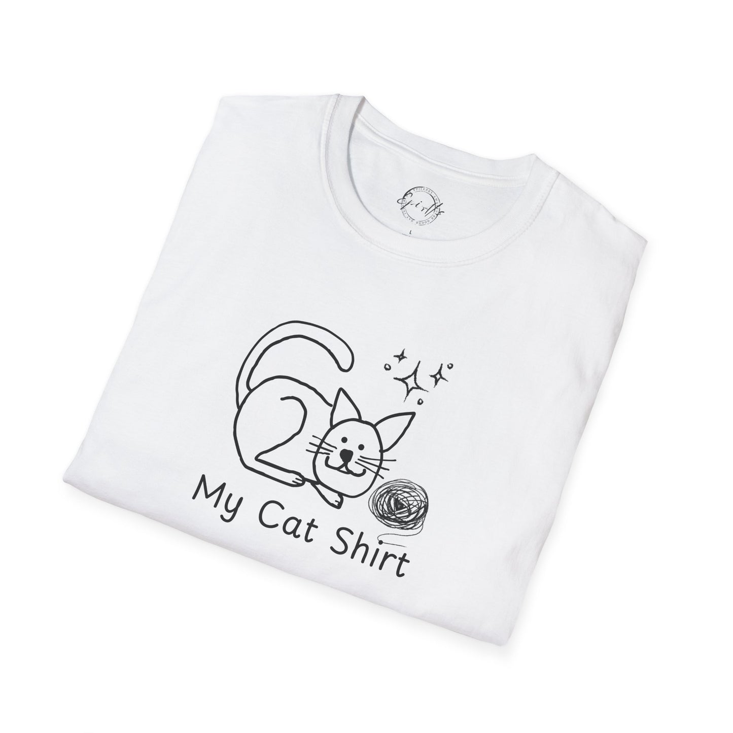 Cute Cat Lover T-Shirt - My Cat Shirt Design