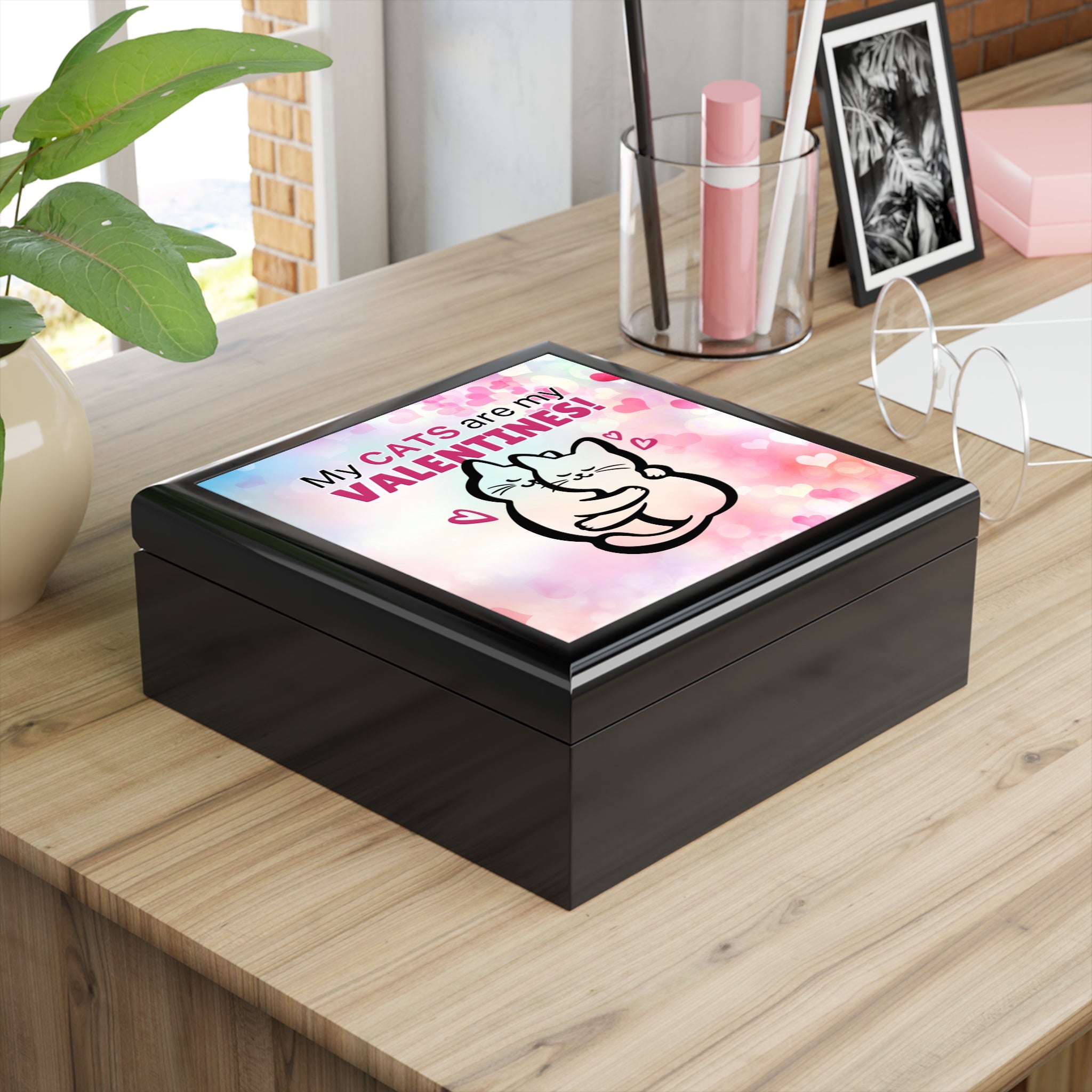 My Cats are my Valentines Jewelry Box - EpiAl's Shop