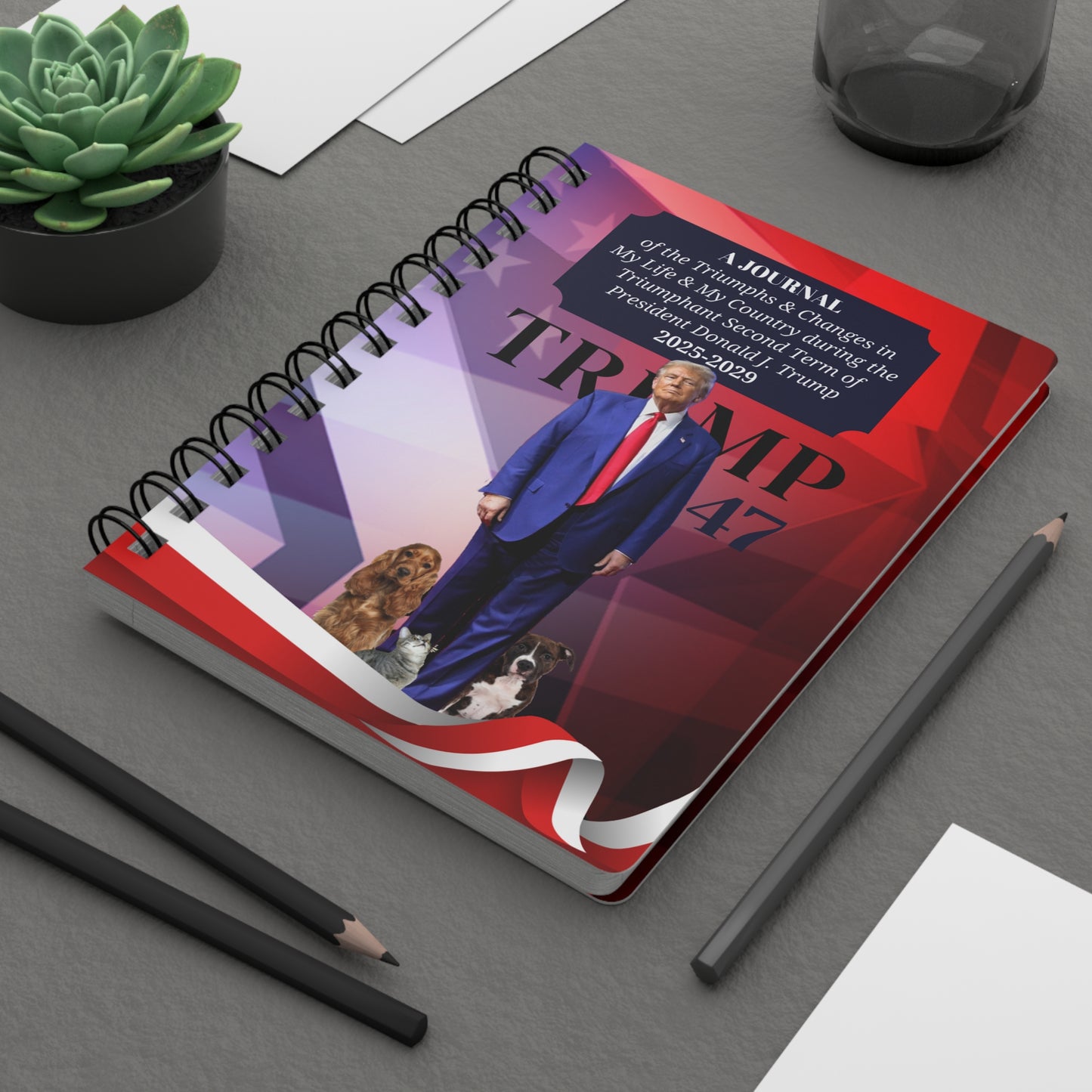 My Life Under Trump's Triumphant Second Term Spiral Bound Journal