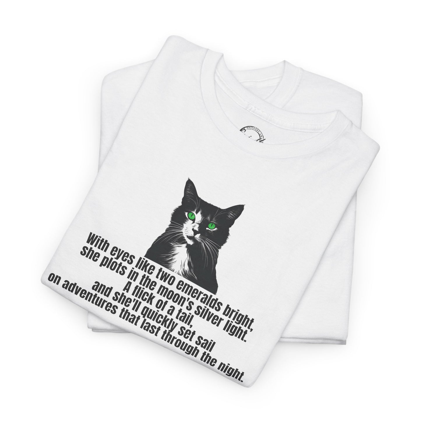 Emerald Eyed Mischief Unisex Heavy Cotton Tee