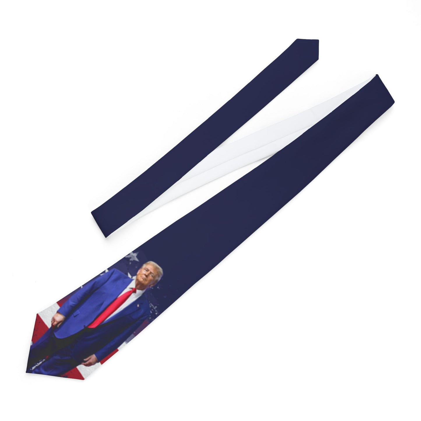 Patriotic Necktie with Presidential Design - Perfect for Celebrations and Formal Events
