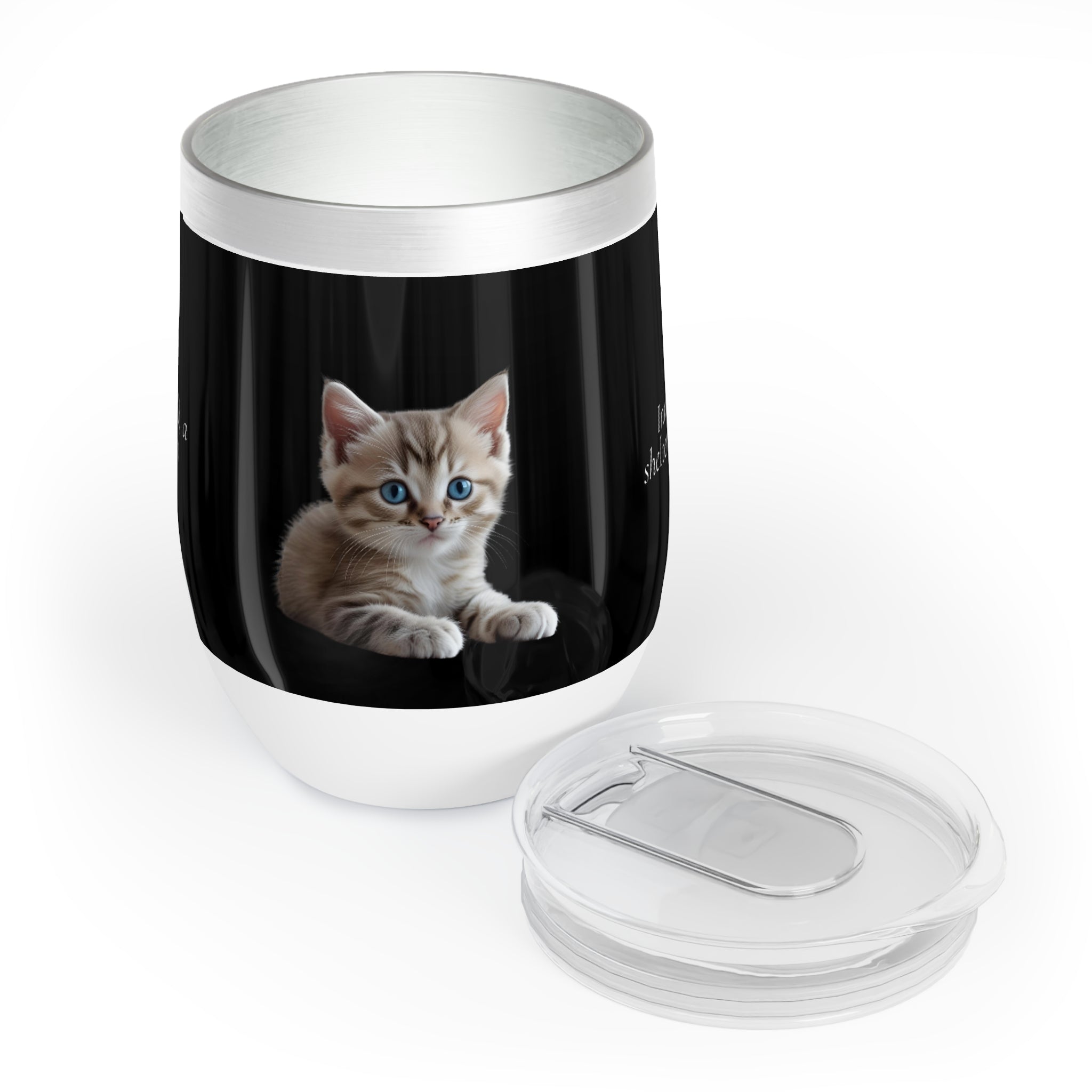 Photo depicting the A Little One is Born Chill Wine Tumbler from EpiAl's Shop.