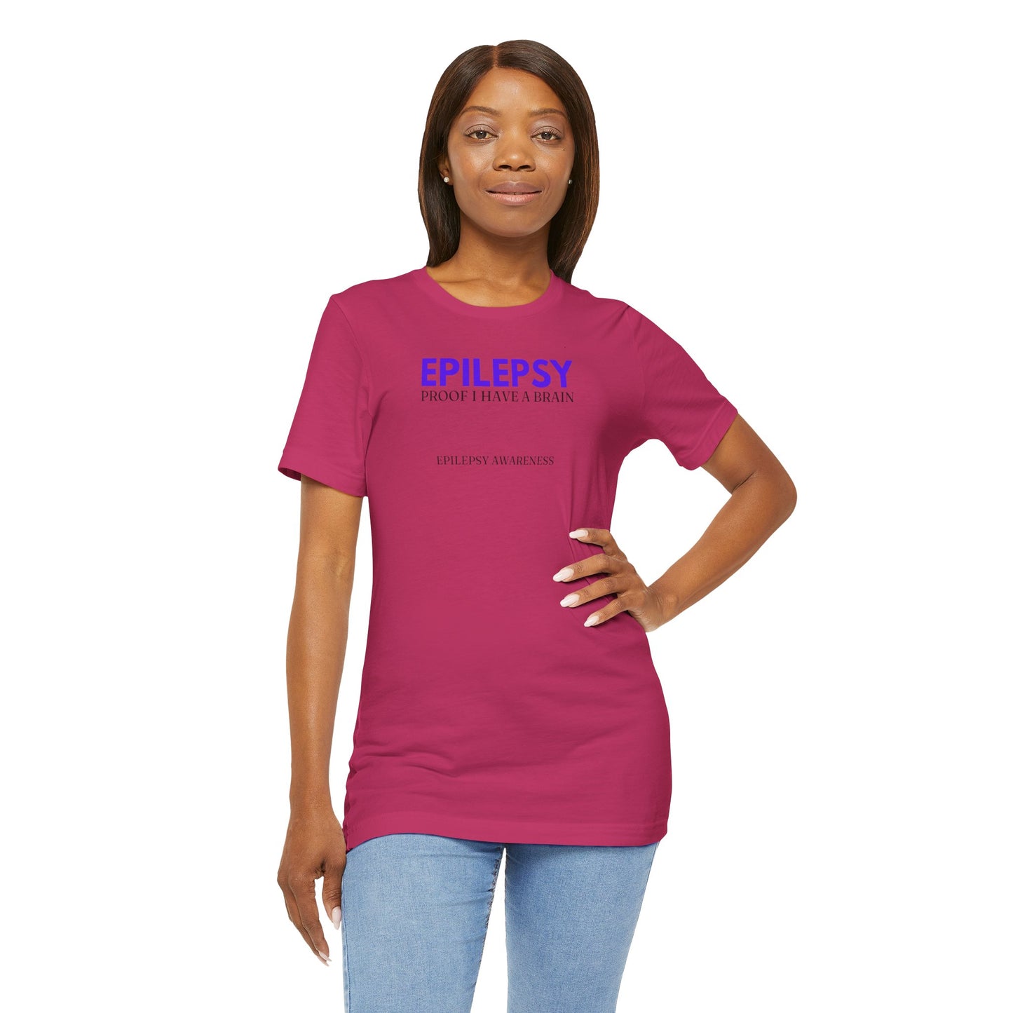 Brain Proof Unisex Jersey Short Sleeve Tee - T-Shirt - EpiAl's Shop