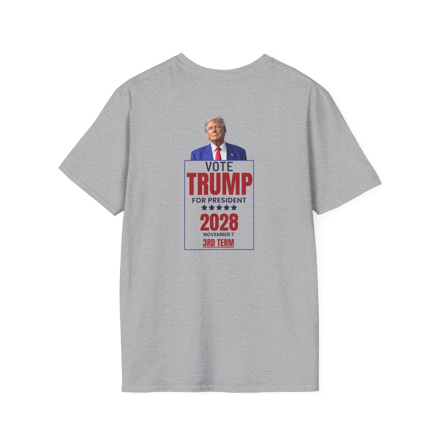 Trump 2028 Unisex Softstyle T-Shirt - Trump for President