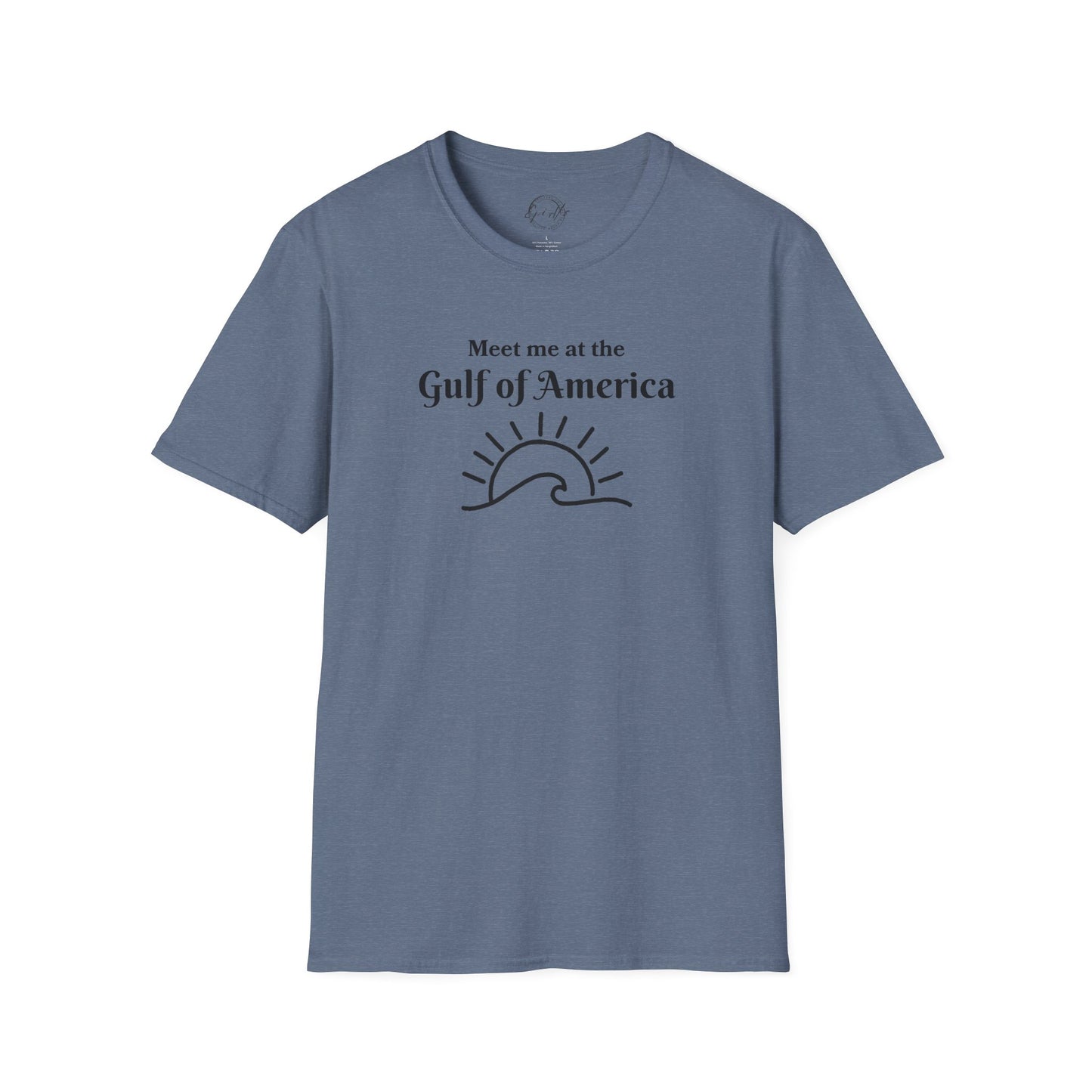 Meet Me at the Gulf of America Graphic T-Shirt - Perfect for Beach Lovers