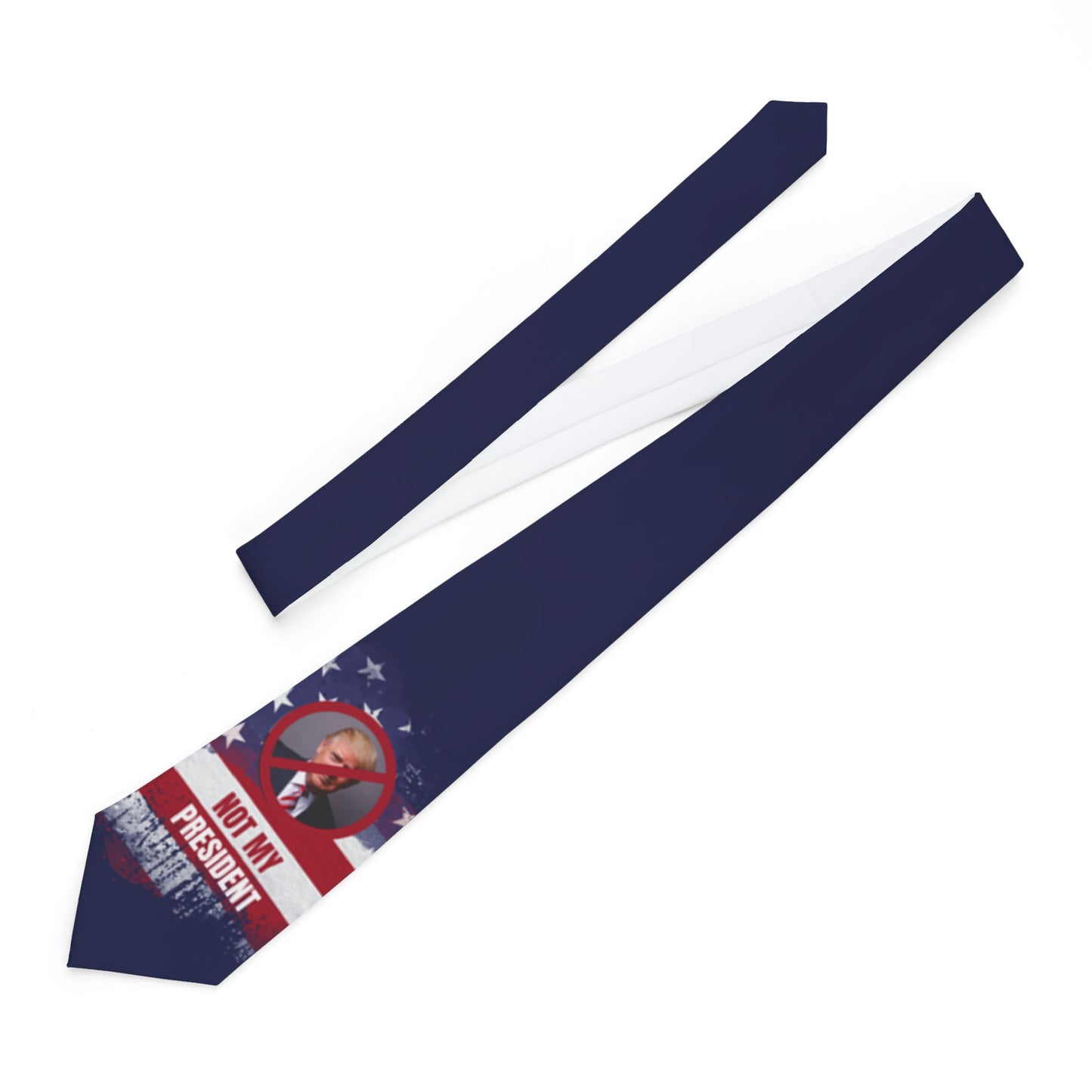 Protest Statement Necktie - "Not My President" Design