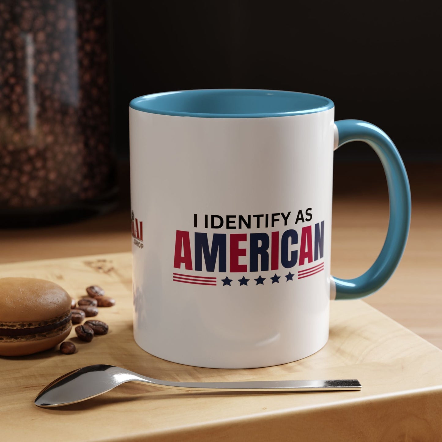 I Identify as American Accent Coffee Mug - 11 oz & 15 oz Printify