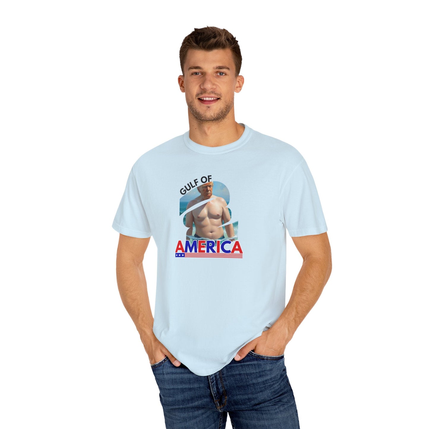 Gulf of America Graphic T-Shirt | Summer Vibes for Beach Lovers Printify
