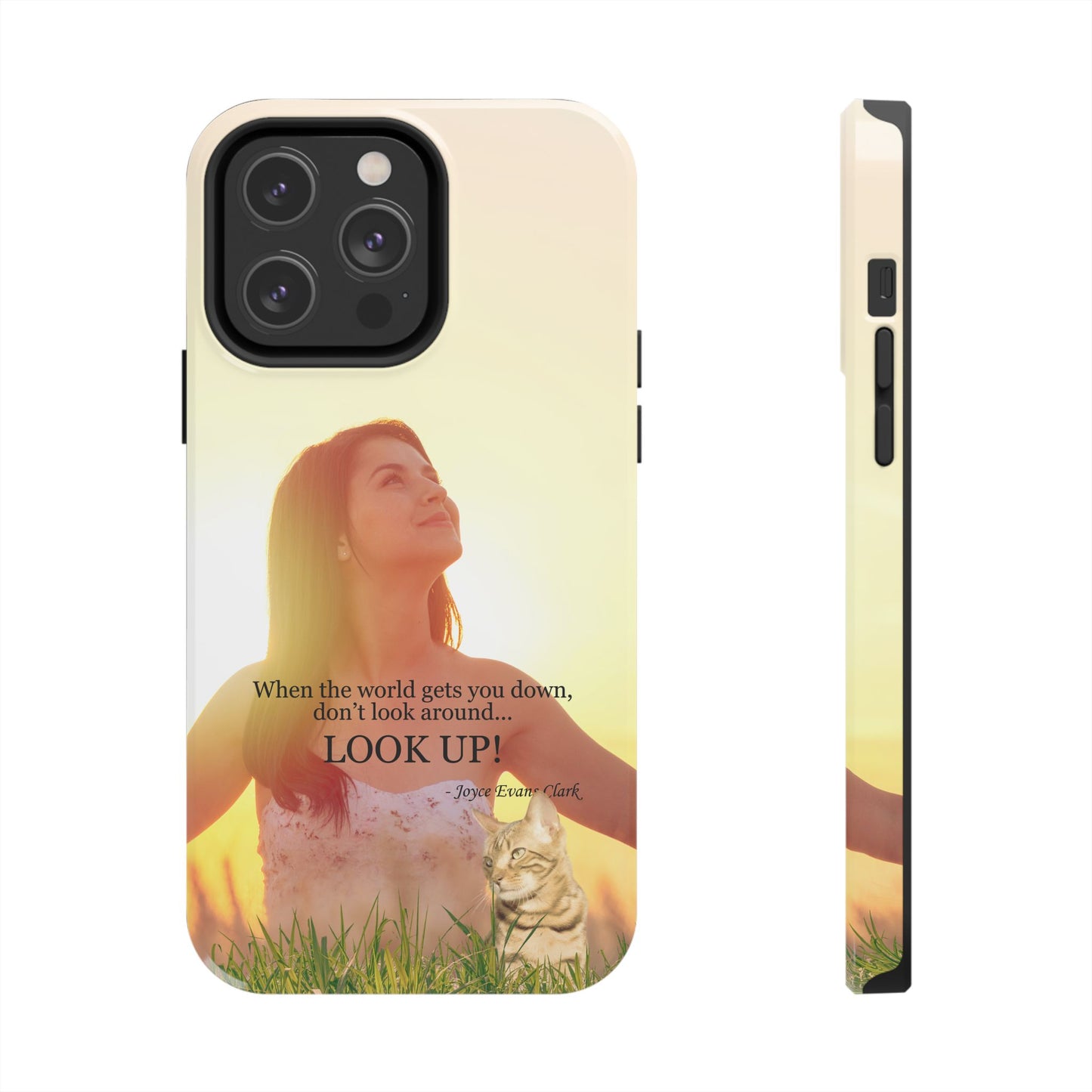 Don't Look Around - Look Up Tough Phone Cases