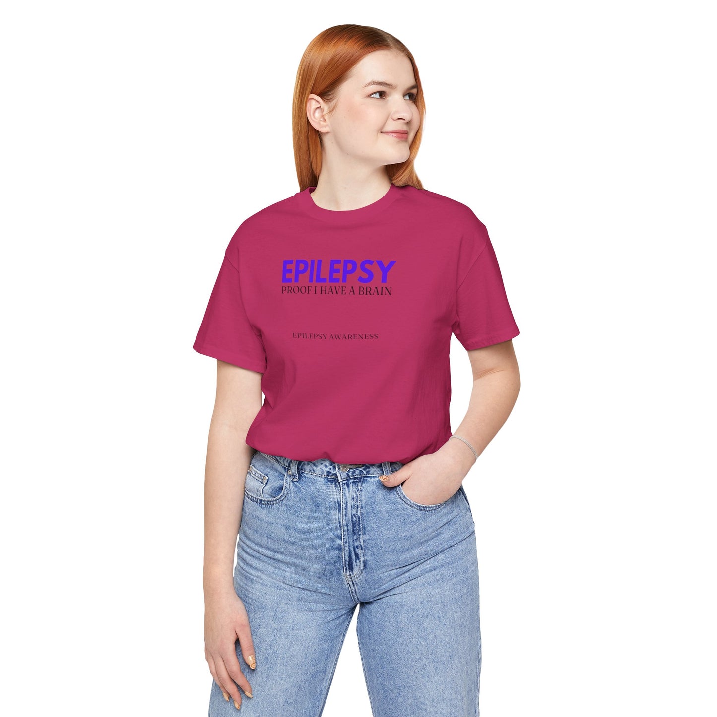Brain Proof Unisex Jersey Short Sleeve Tee - T-Shirt - EpiAl's Shop