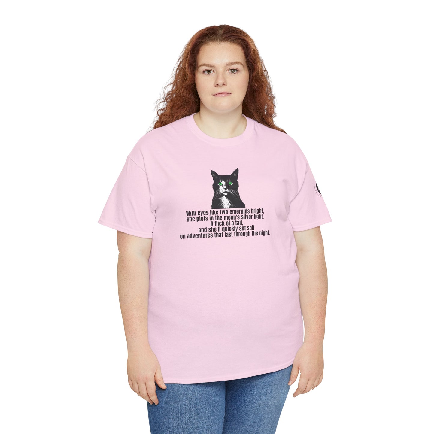 Emerald Eyed Mischief Unisex Heavy Cotton Tee