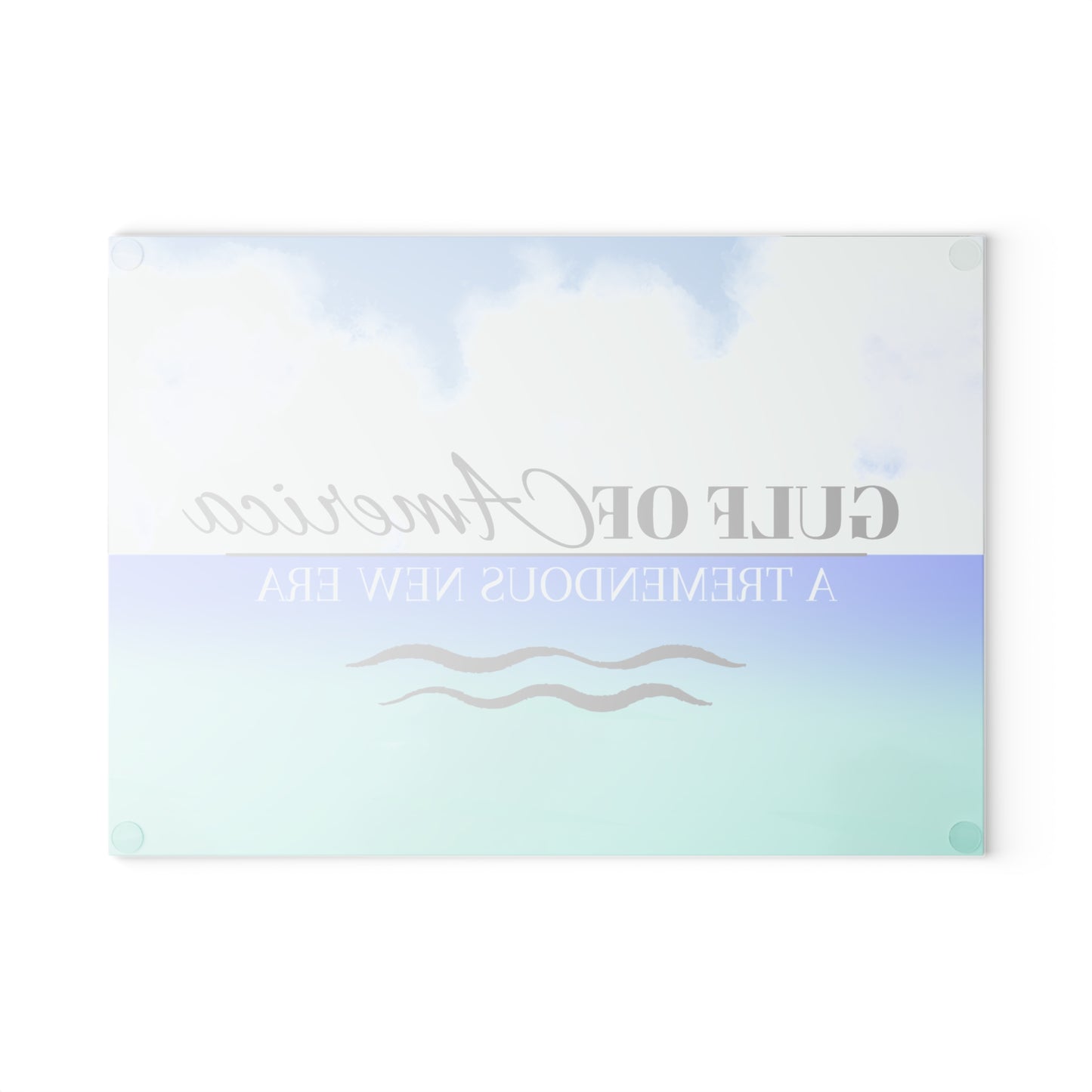 Gulf of America Tremendous New Age Glass Cutting Board