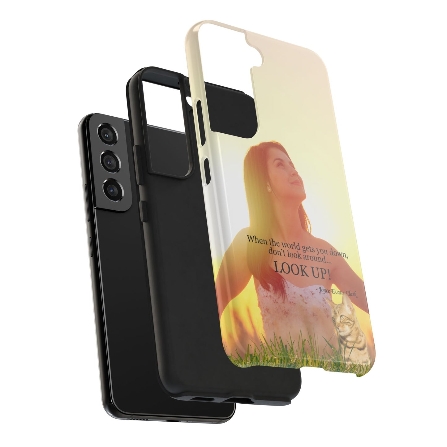 Don't Look Around - Look Up Tough Phone Cases