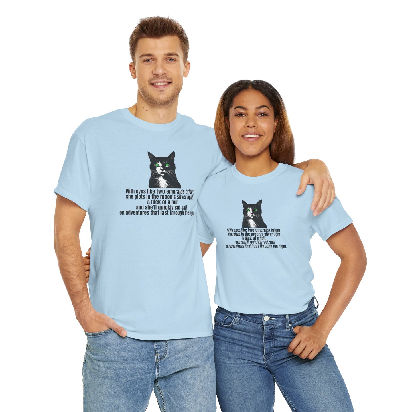Emerald Eyed Mischief Unisex Heavy Cotton Tee