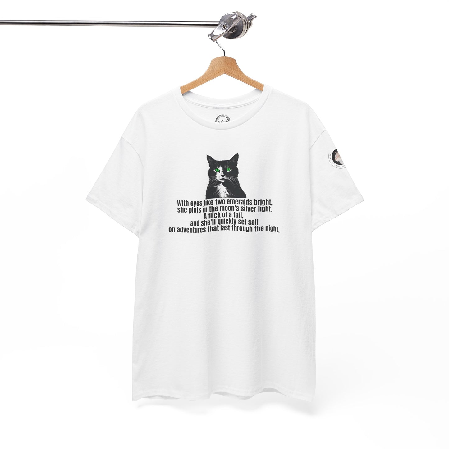 Emerald Eyed Mischief Unisex Heavy Cotton Tee