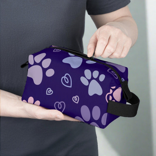 Purple Paws Toiletry Bag