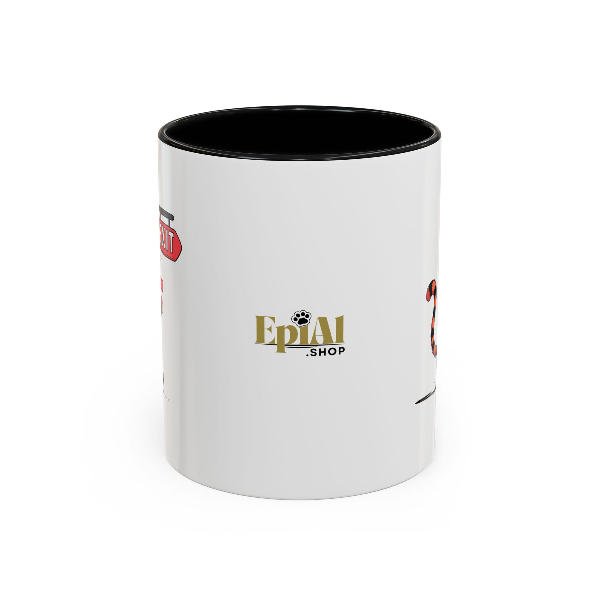Getting the F Outta Here Cat Coffee Mug