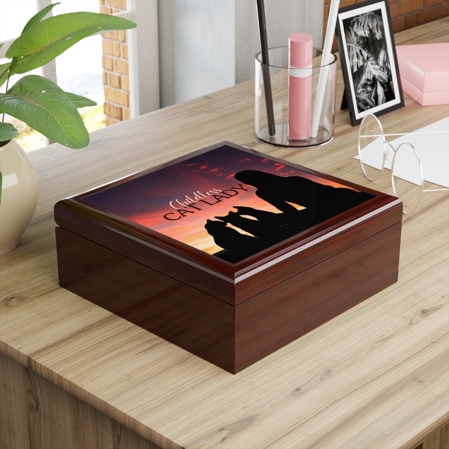 Childless Cat Lady Jewelry Box