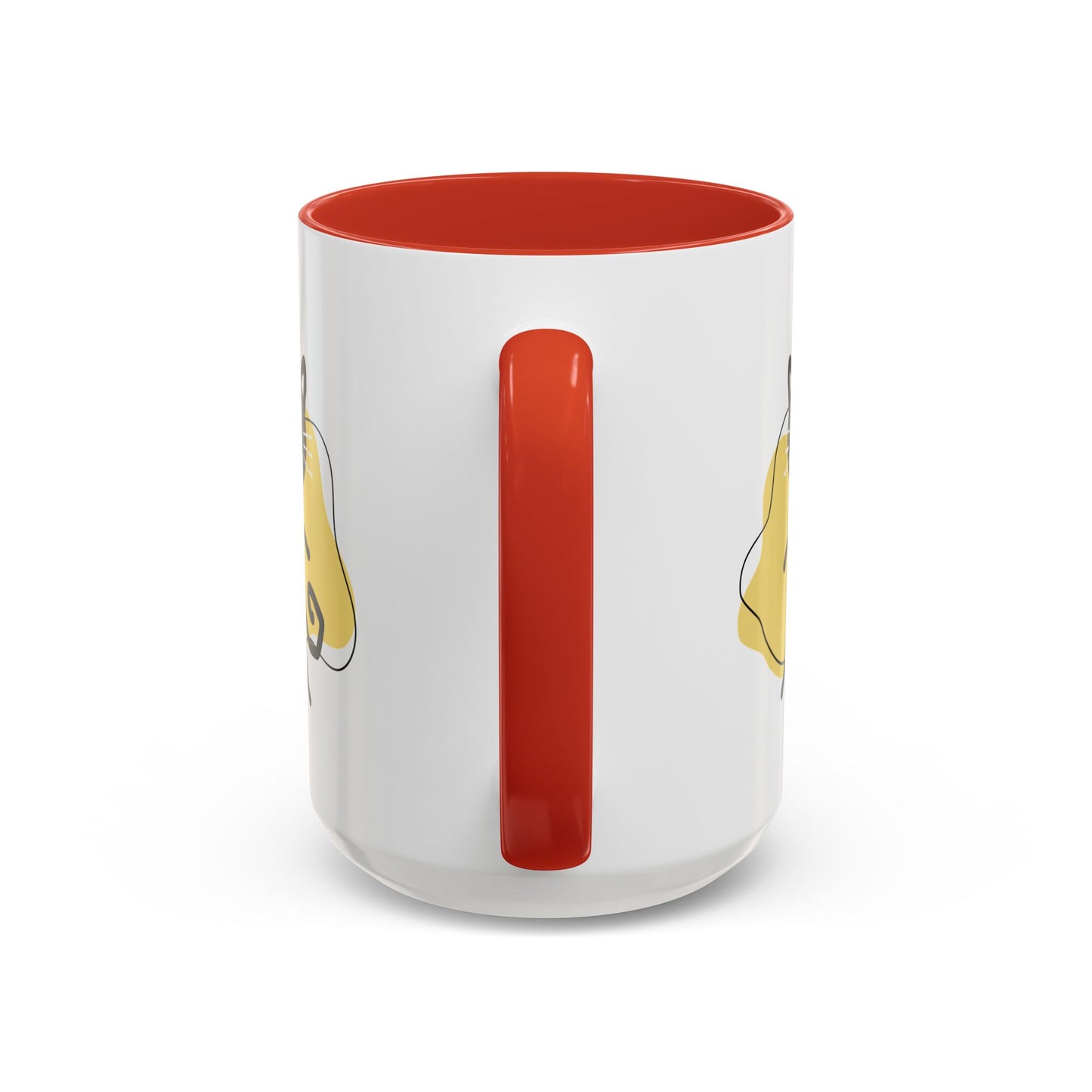 Playful Cat Accent Coffee Mug - 11oz & 15oz