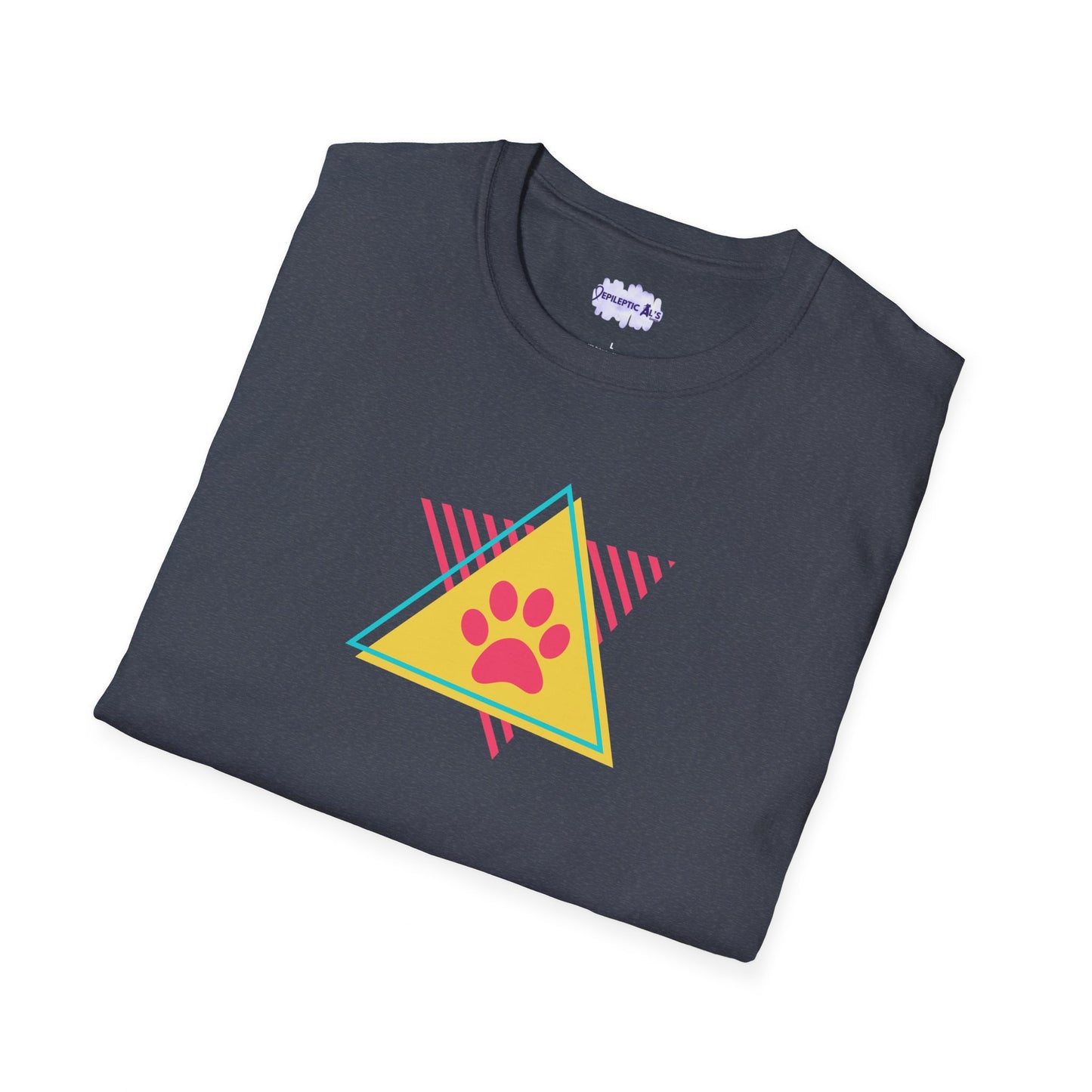 90s Paw Unisex Softstyle T - Shirt - T - Shirt - Epileptic Al’s Shop