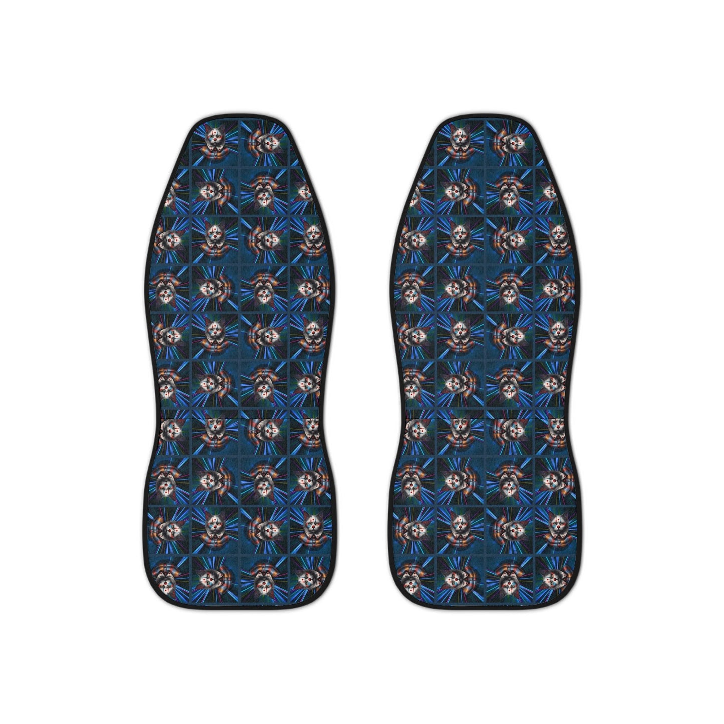 Clown Cat Car Seat Covers Printify