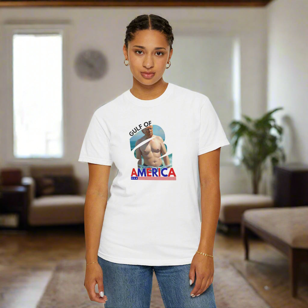 Gulf of America Graphic T-Shirt | Summer Vibes for Beach Lovers Printify