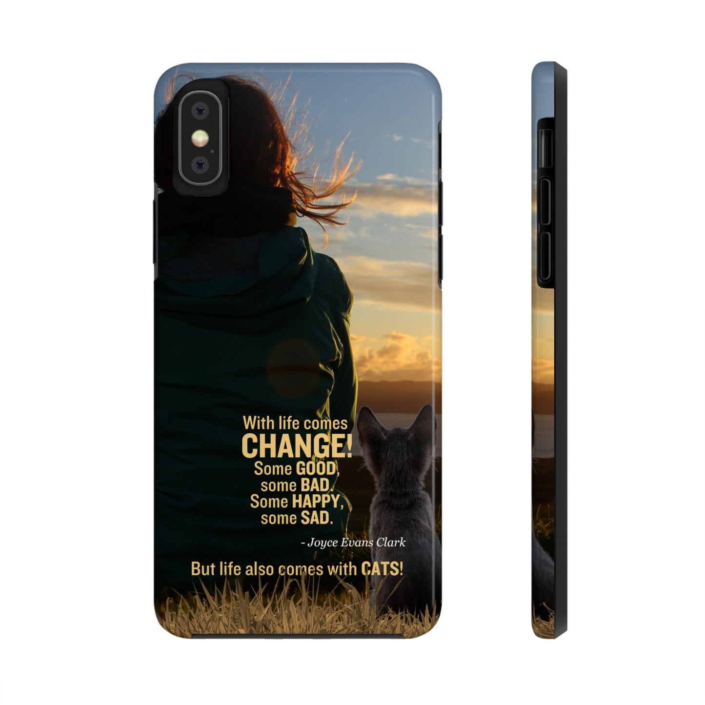 Life Comes with Cats Tough Phone Cases