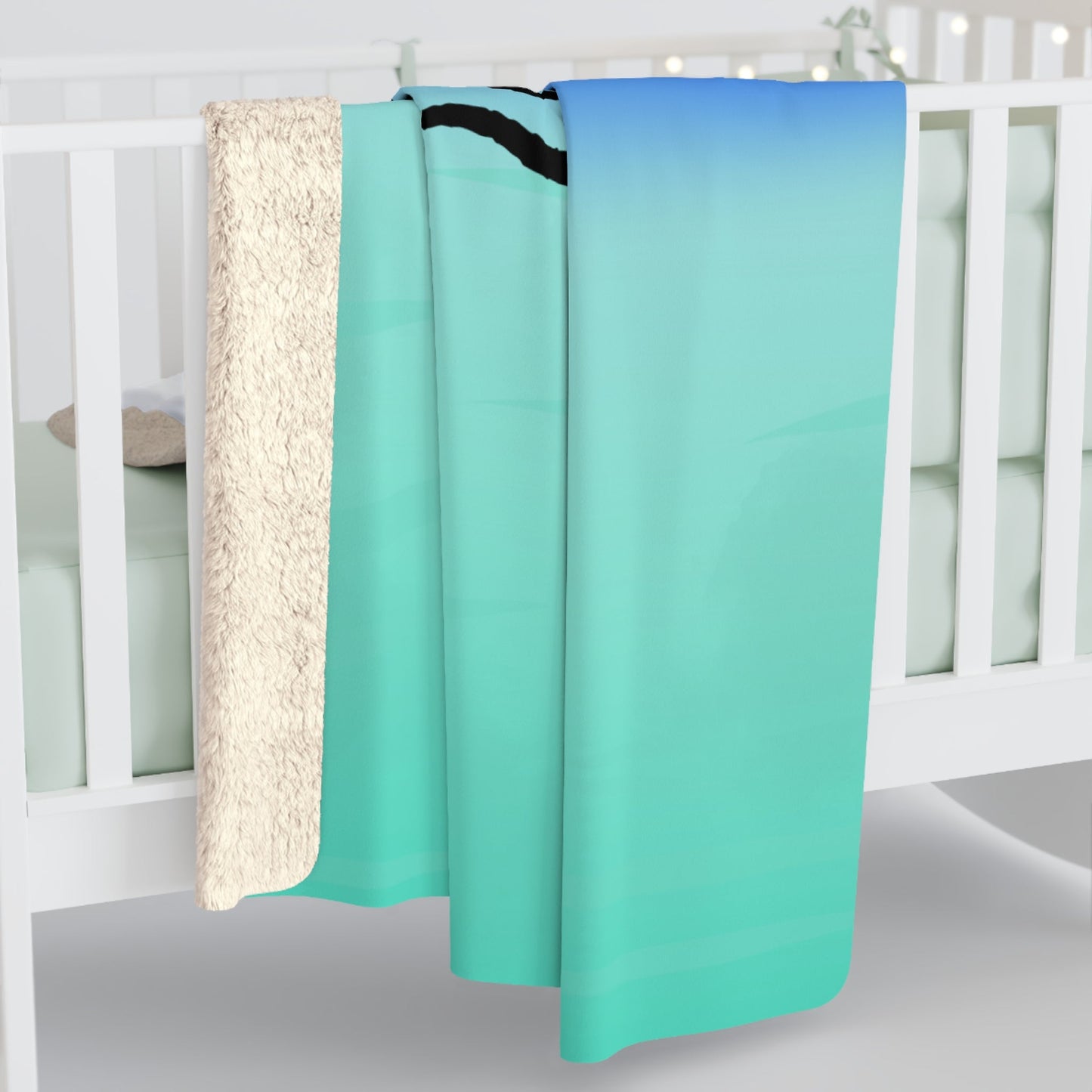 Gulf of America Cozy Sherpa Fleece Blanket Printify