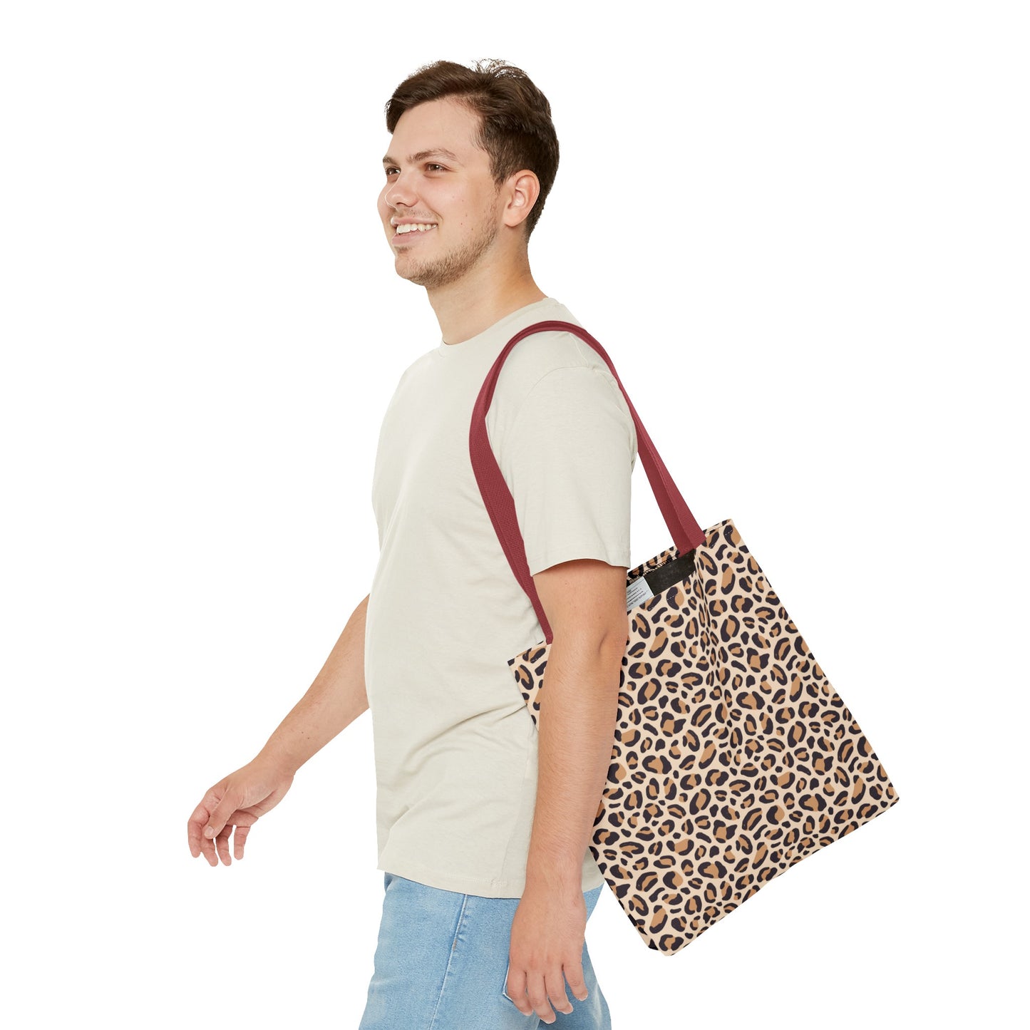 Leopard Print Tote Bag - Bags - Epileptic Al’s Shop