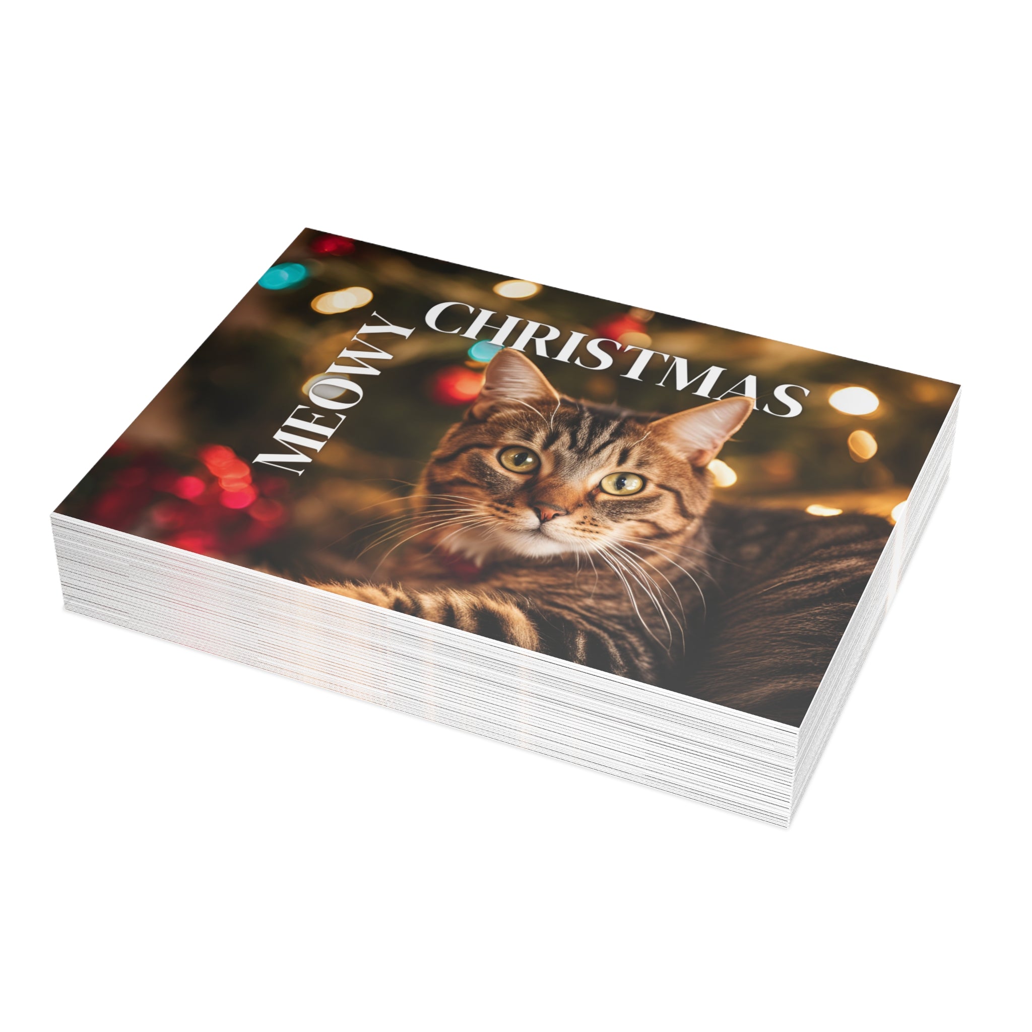 Meowy Christmas Postcard Bundles (envelopes included)