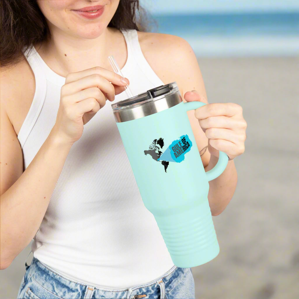 American Gulf Map Insulated Travel Mug, 40oz