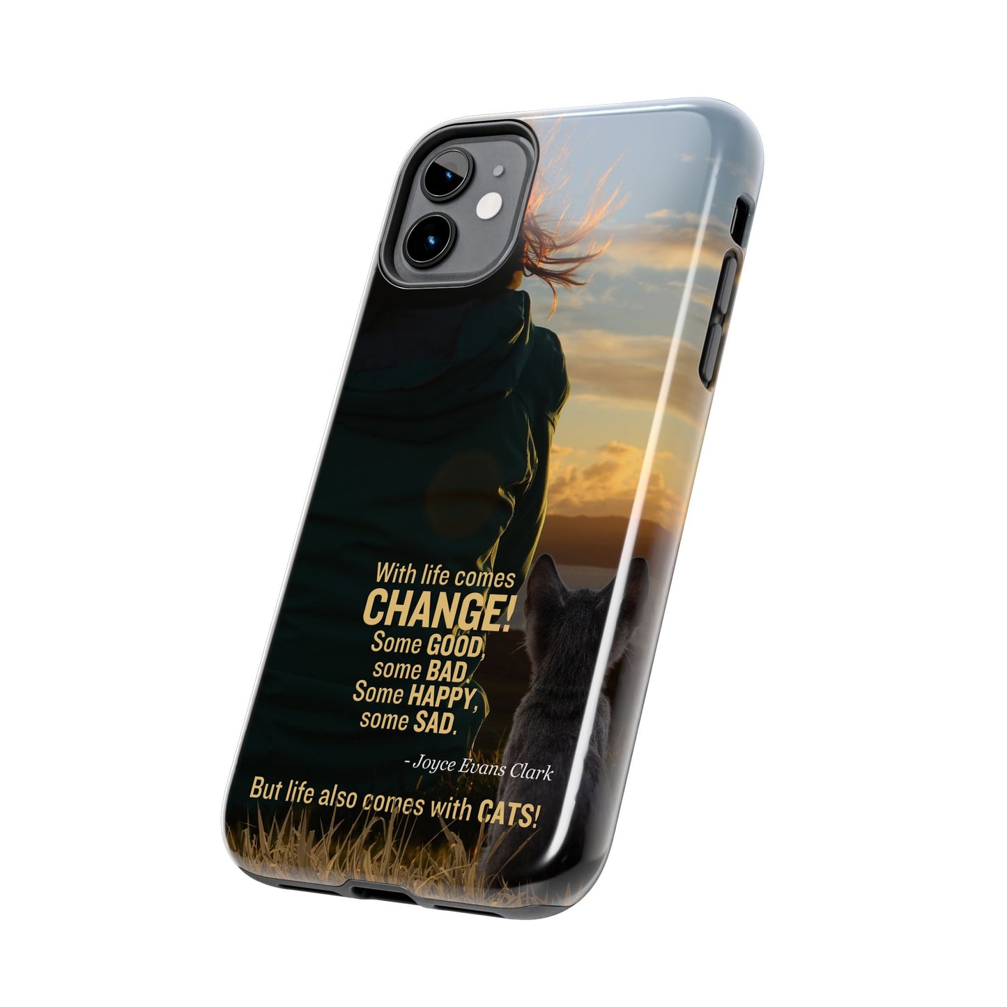 Life Comes with Cats Tough Phone Cases