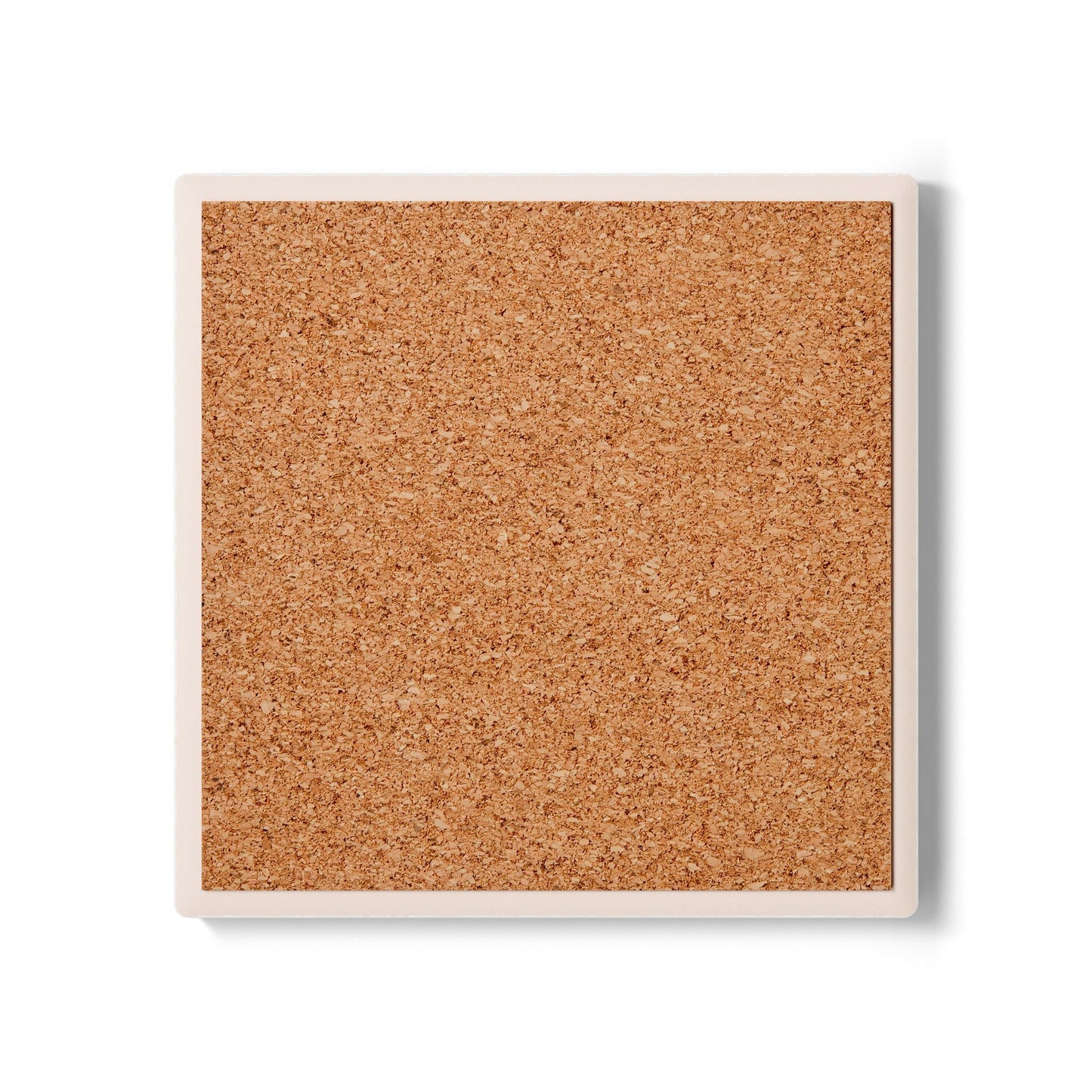 False Sign Ceramic Coaster Printify