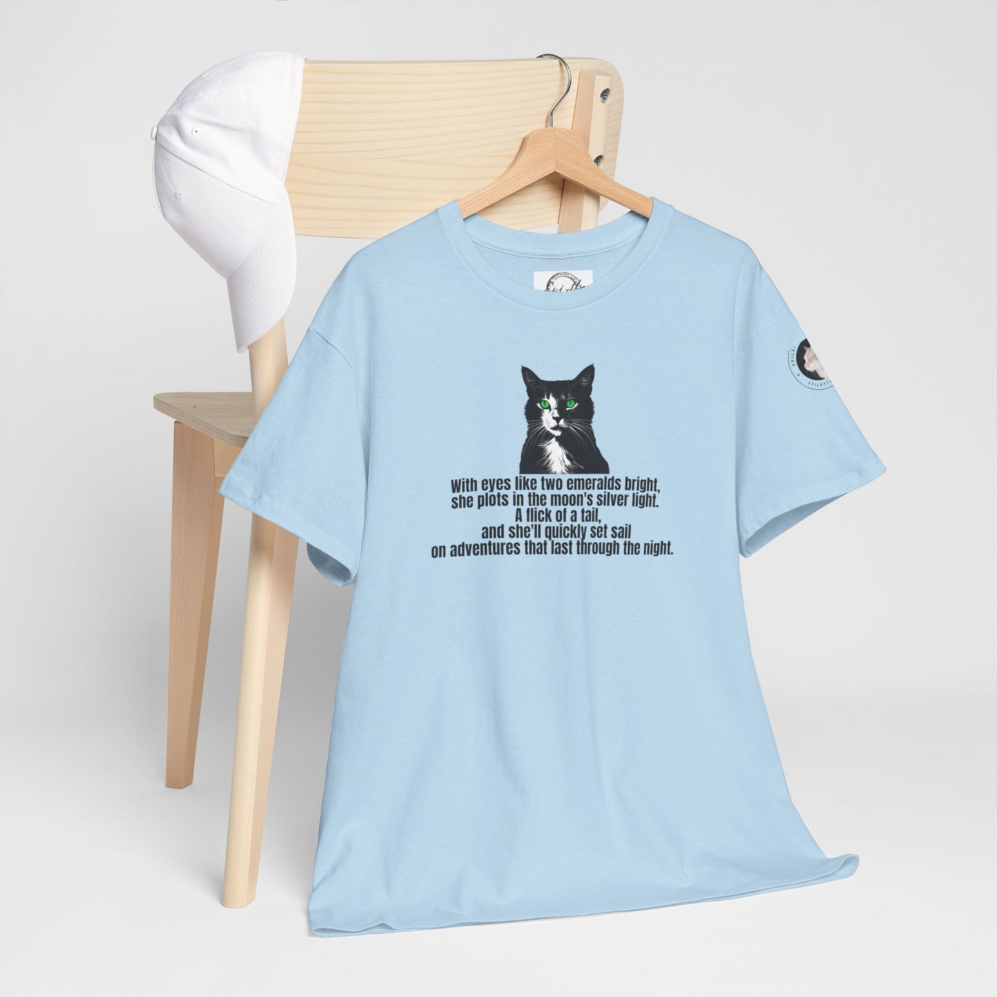 Emerald Eyed Mischief Unisex Heavy Cotton Tee
