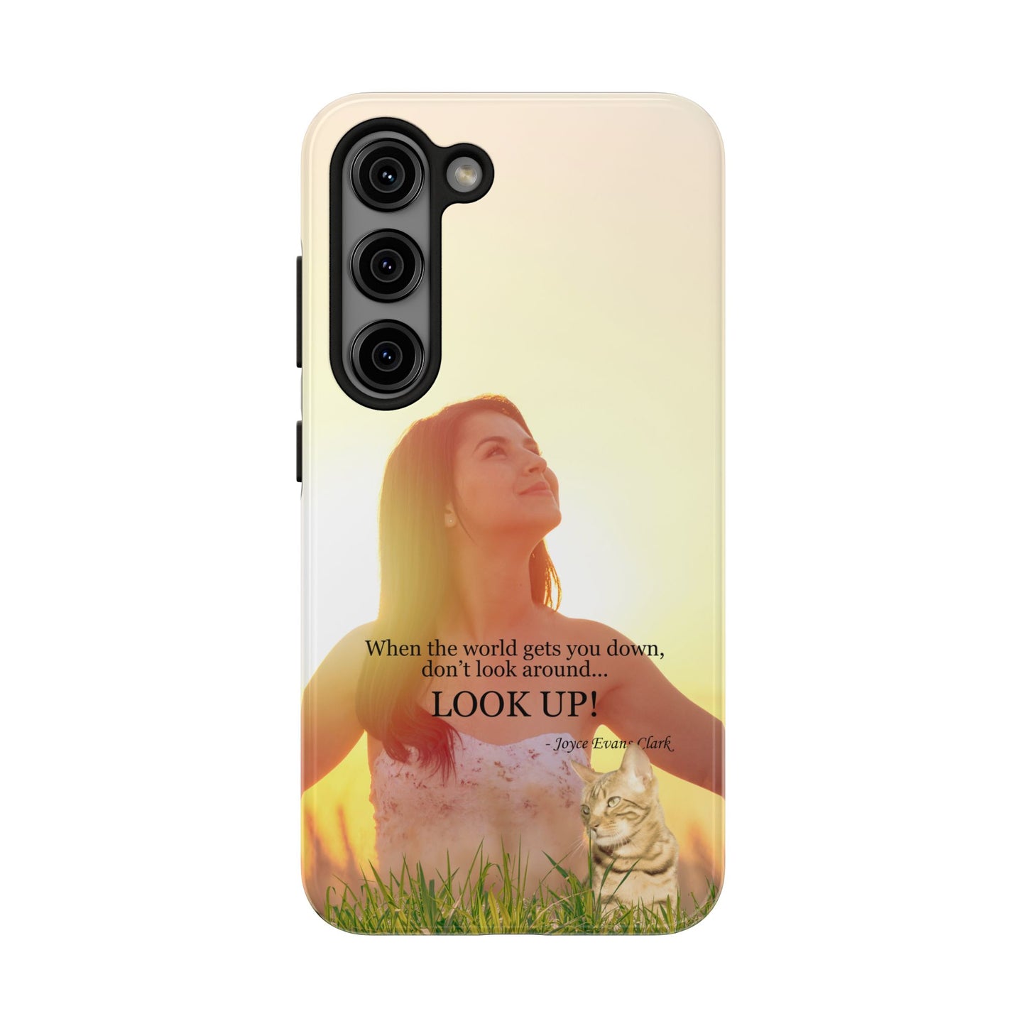 Don't Look Around - Look Up Tough Phone Cases