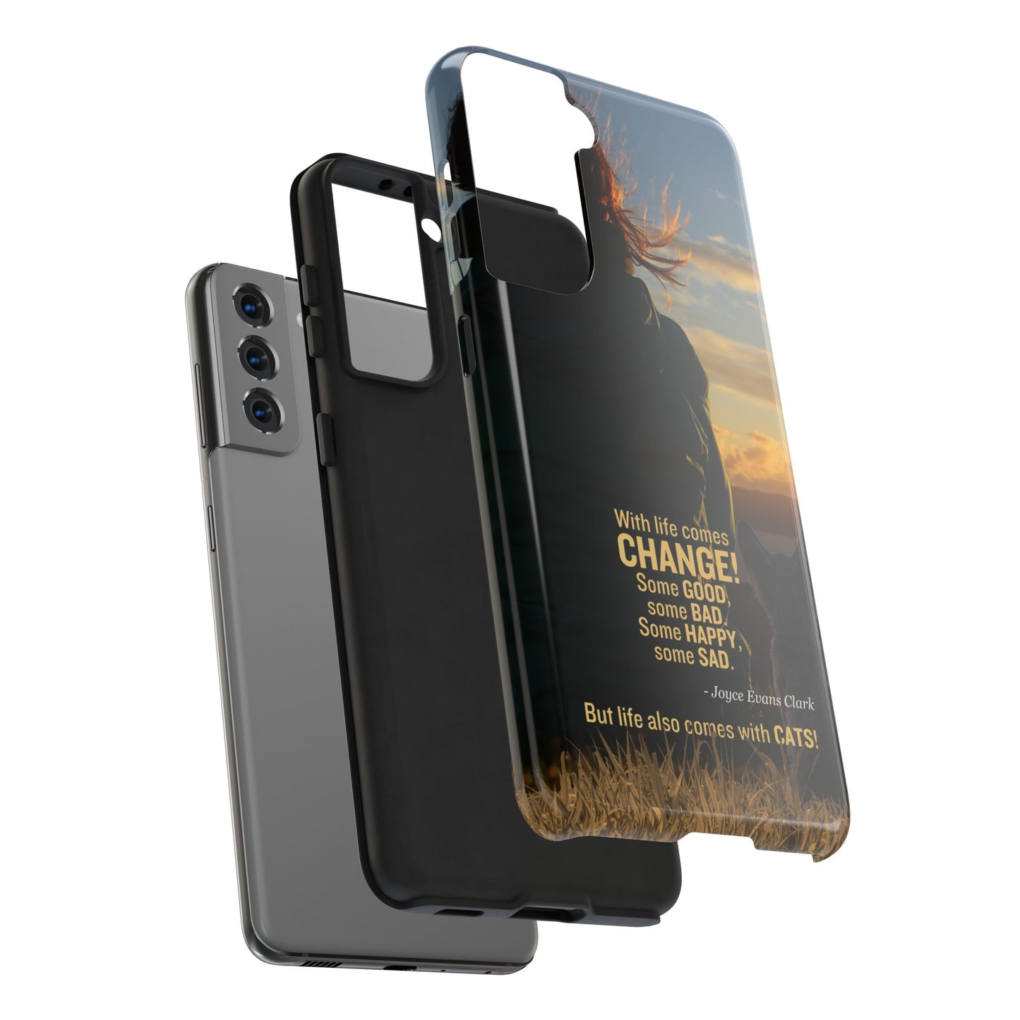 Life Comes with Cats Tough Phone Cases