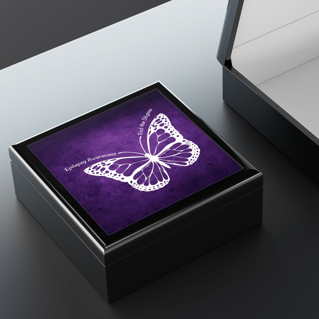 Epilepsy Awareness Jewelry Box - End the Stigma