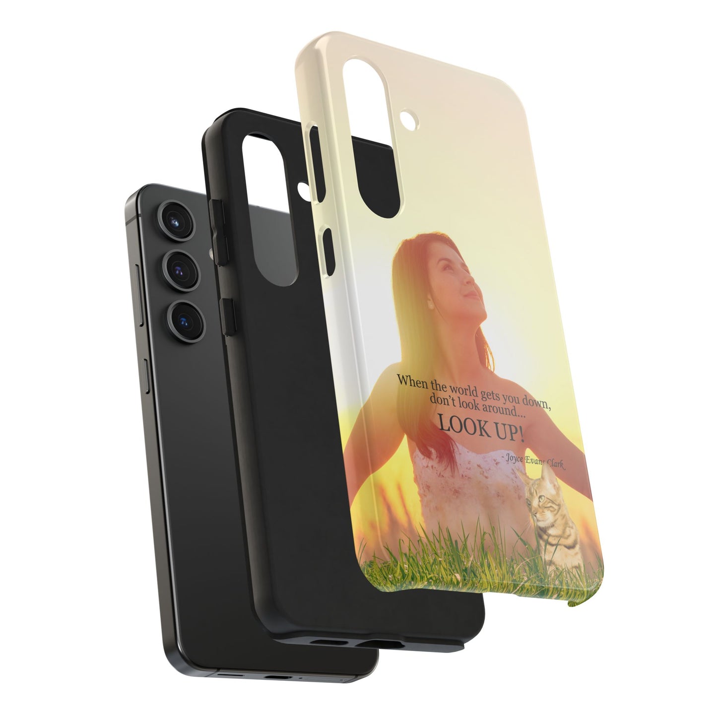 Don't Look Around - Look Up Tough Phone Cases