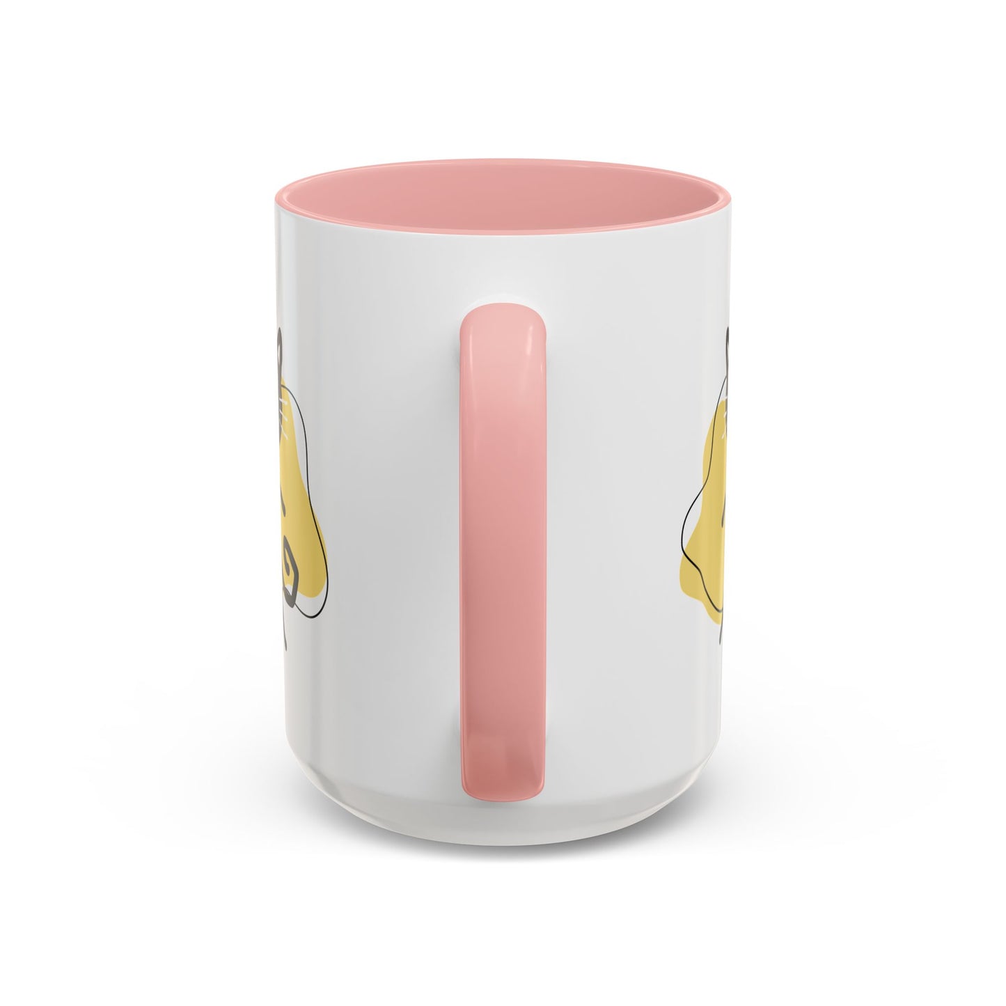 Playful Cat Accent Coffee Mug - 11oz & 15oz